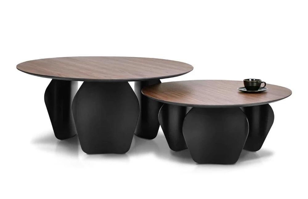 Stolik kawowy CONVIRIO WOOD fornir orzech amerykański Rosanero Eye on Design