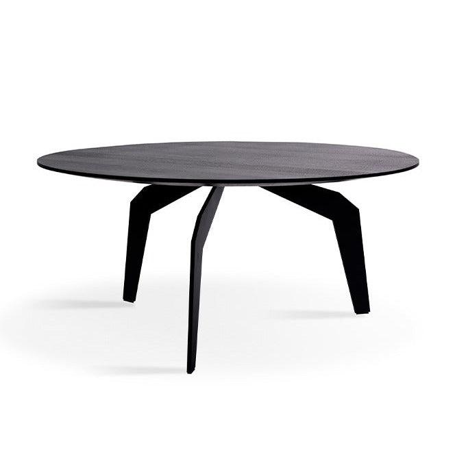 Stolik kawowy FEZA drewniany z czarną podstawą Nobonobo Eye on Design