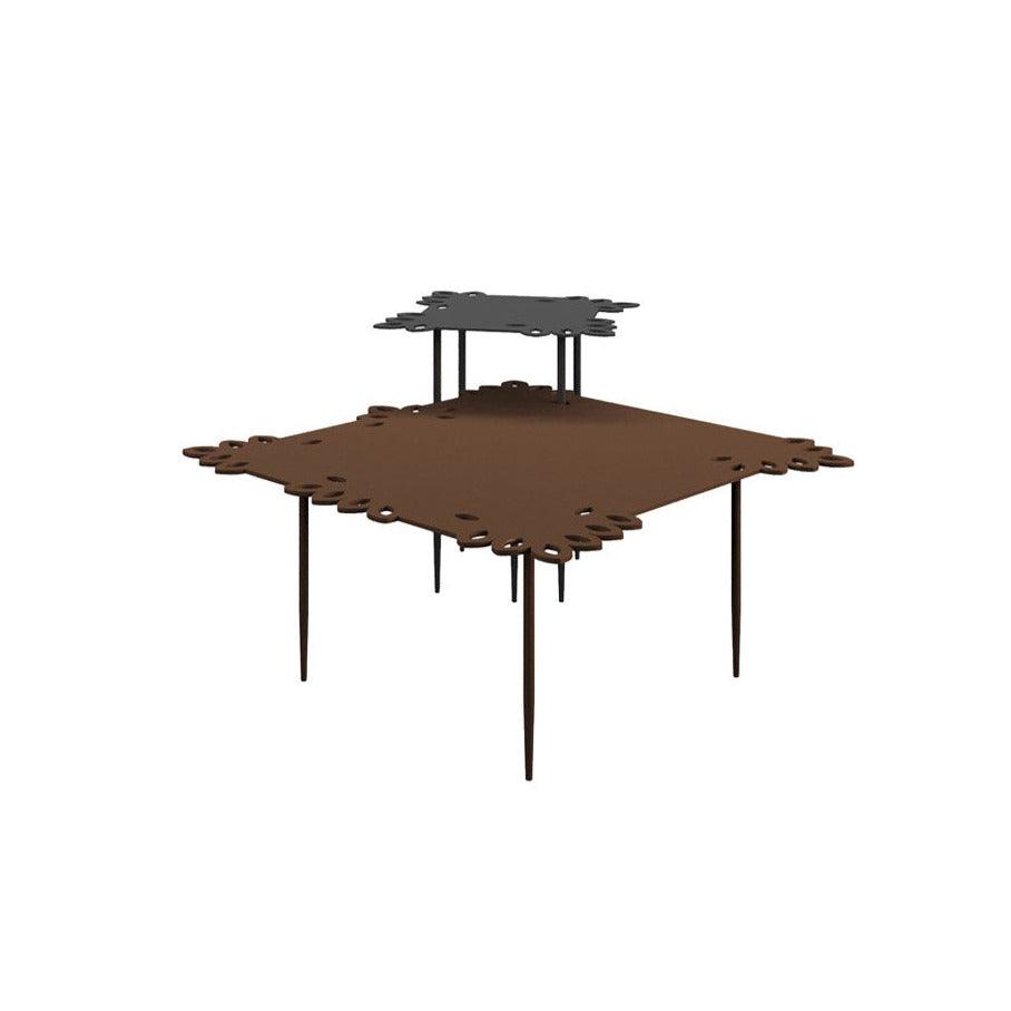 Stolik kawowy FLAT LACE czarny z brązowym Liu Jo Living Eye on Design