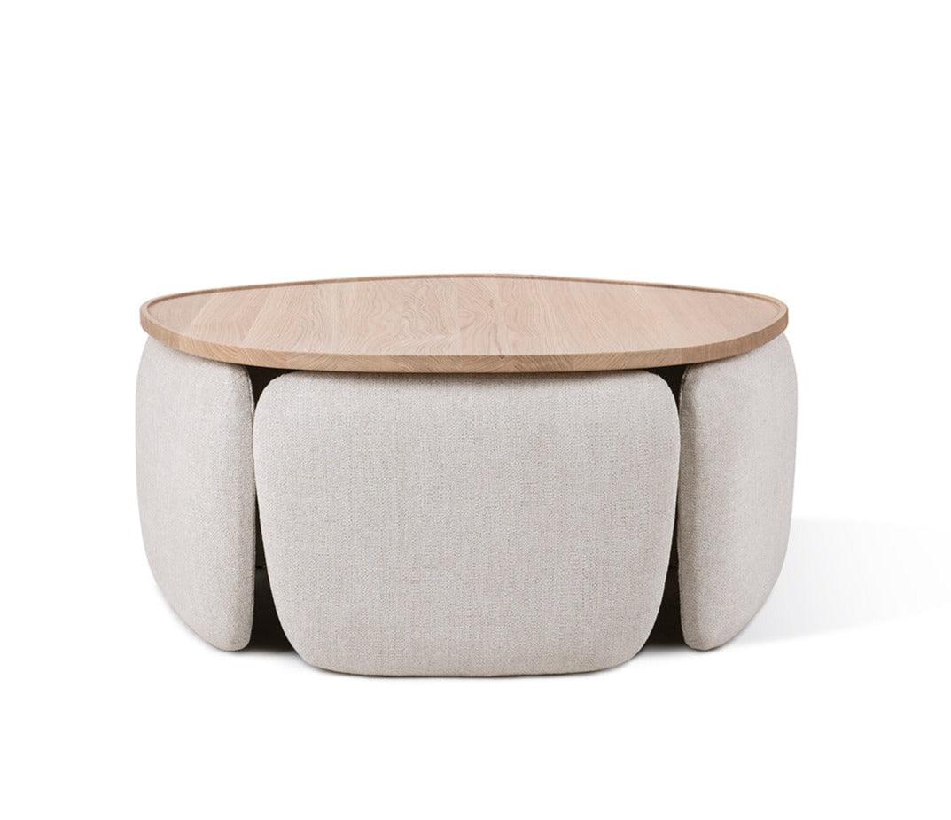 Stolik kawowy FLESIA drewno dębowe Nobonobo Eye on Design