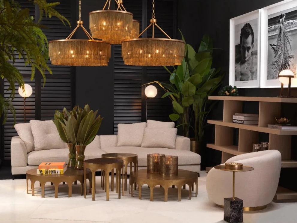 Stolik kawowy GARDINI mosiężny Eichholtz Eye on Design