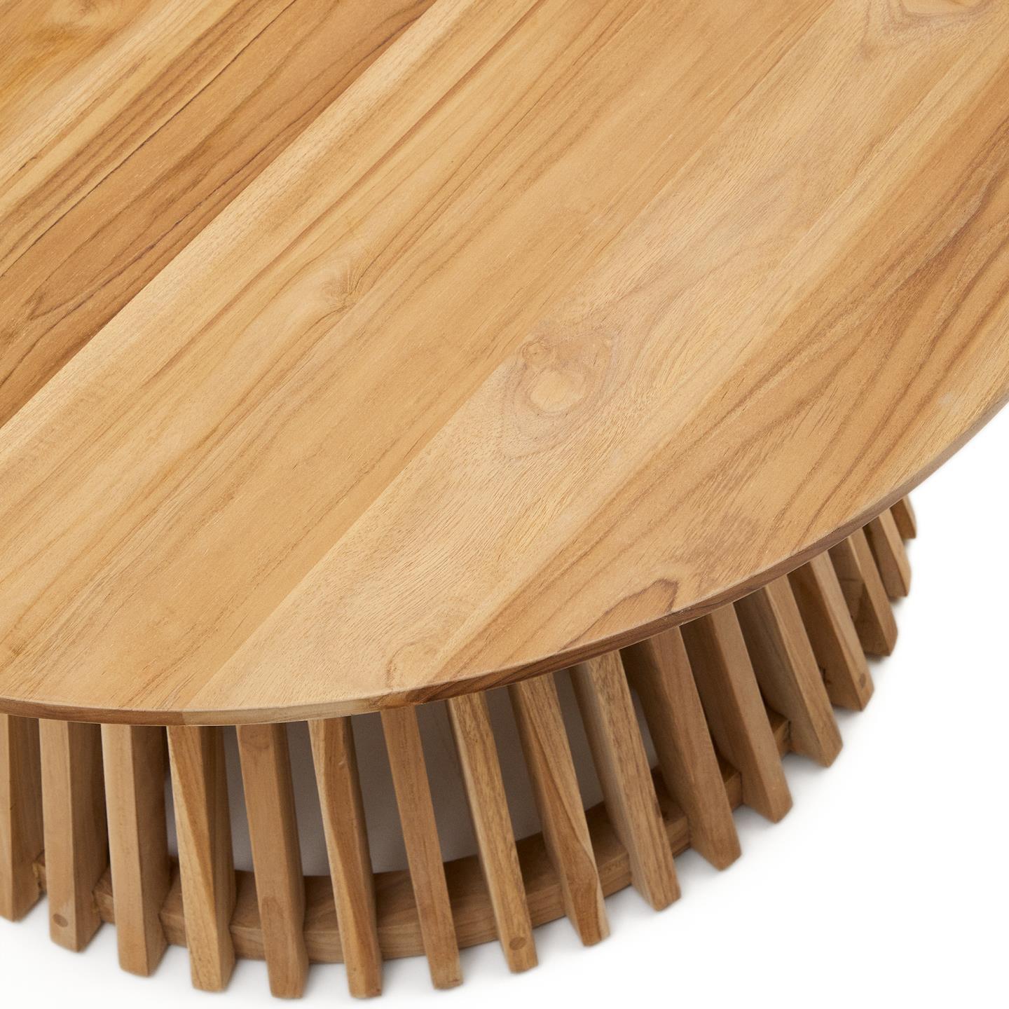 Stolik kawowy JEANETTE lite drewno tekowe La Forma Eye on Design