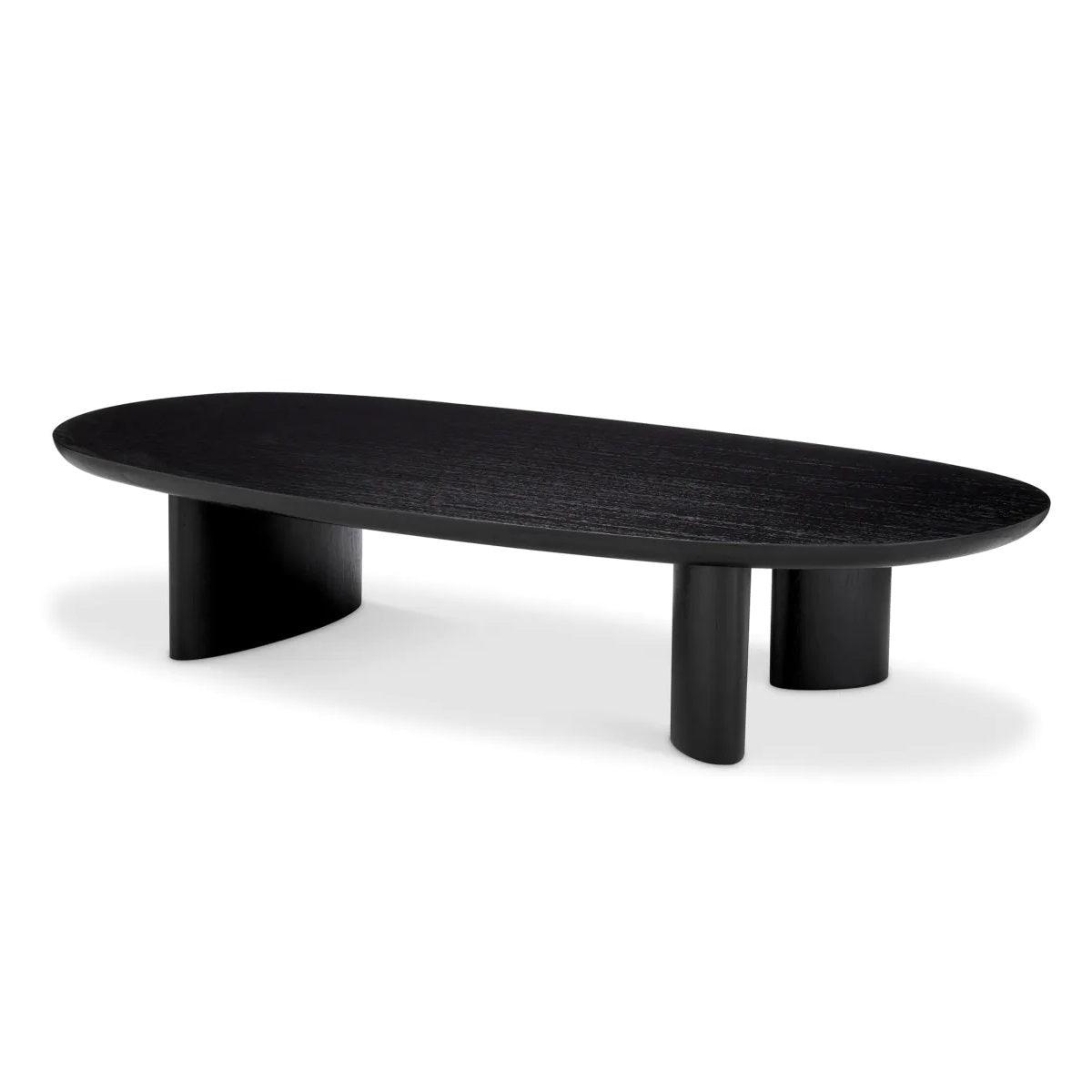 Stolik kawowy LINDNER czarny fornir Eichholtz Eye on Design