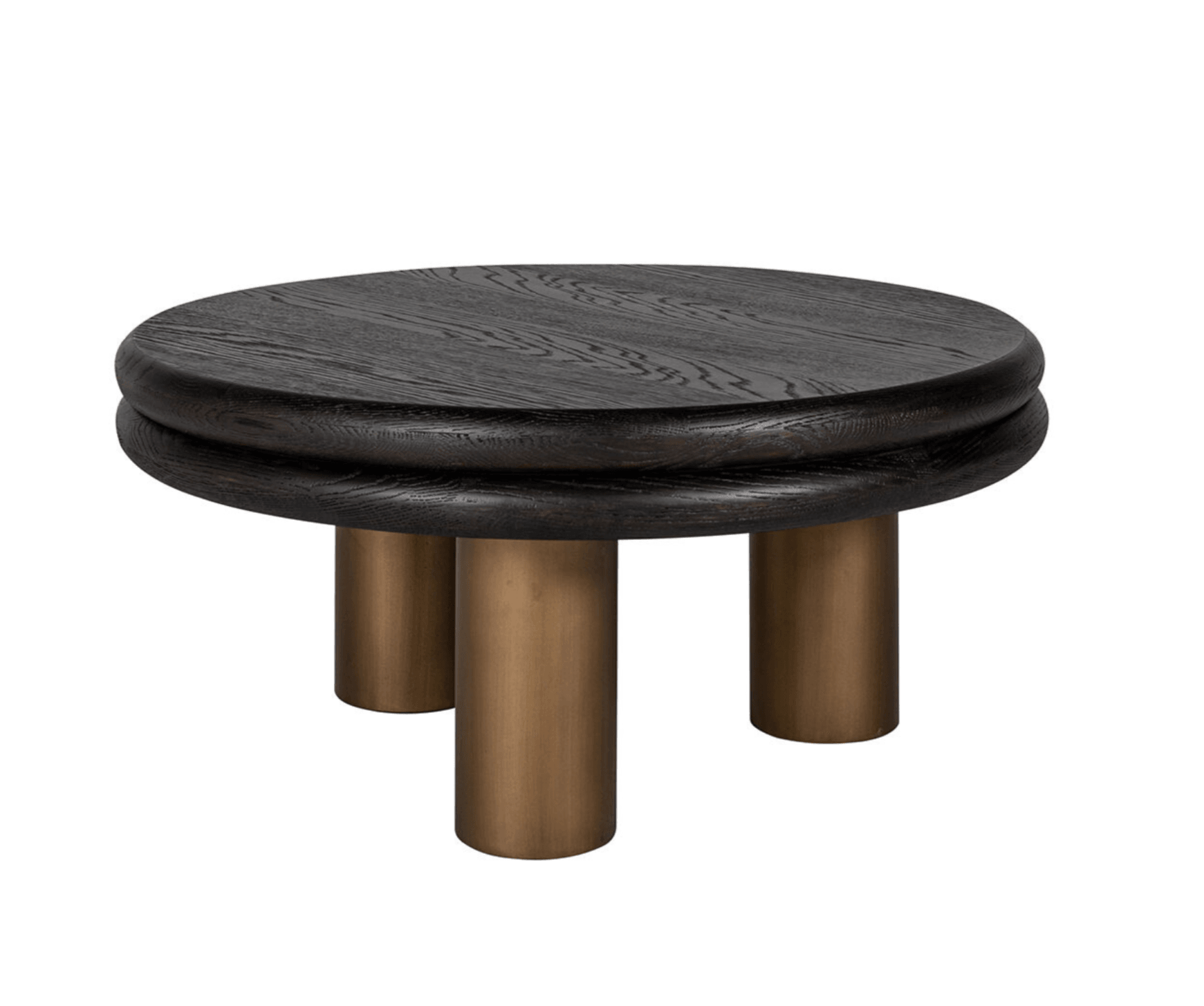 Stolik kawowy MACARON mosiądz Richmond Interiors Eye on Design