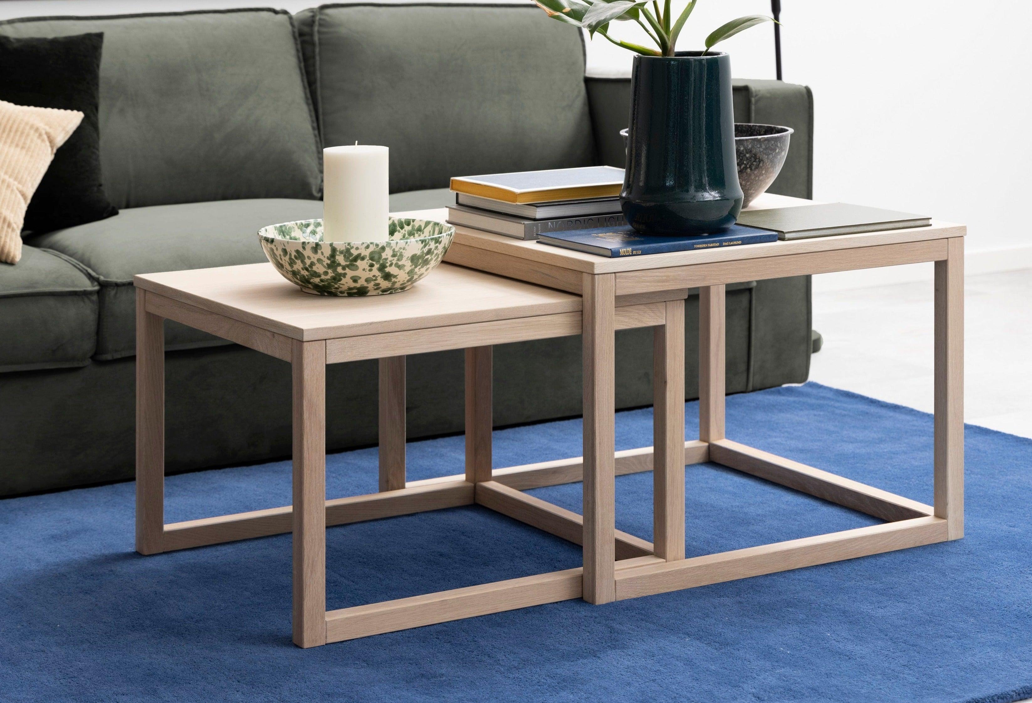 Stolik kawowy mały TESS drewniany Home Essentials Eye on Design