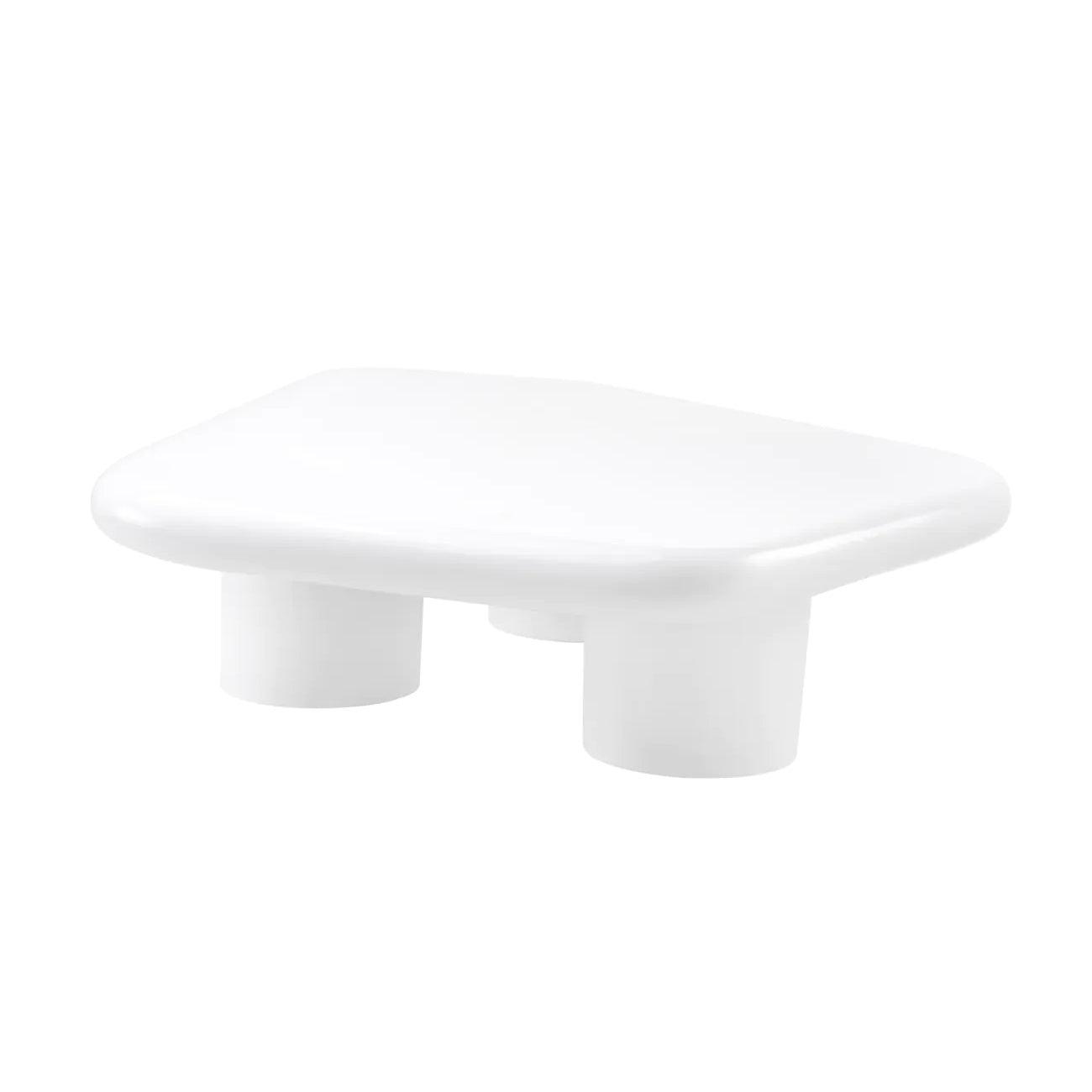 Stolik kawowy MATIZ białe włókno szklane Eichholtz Eye on Design