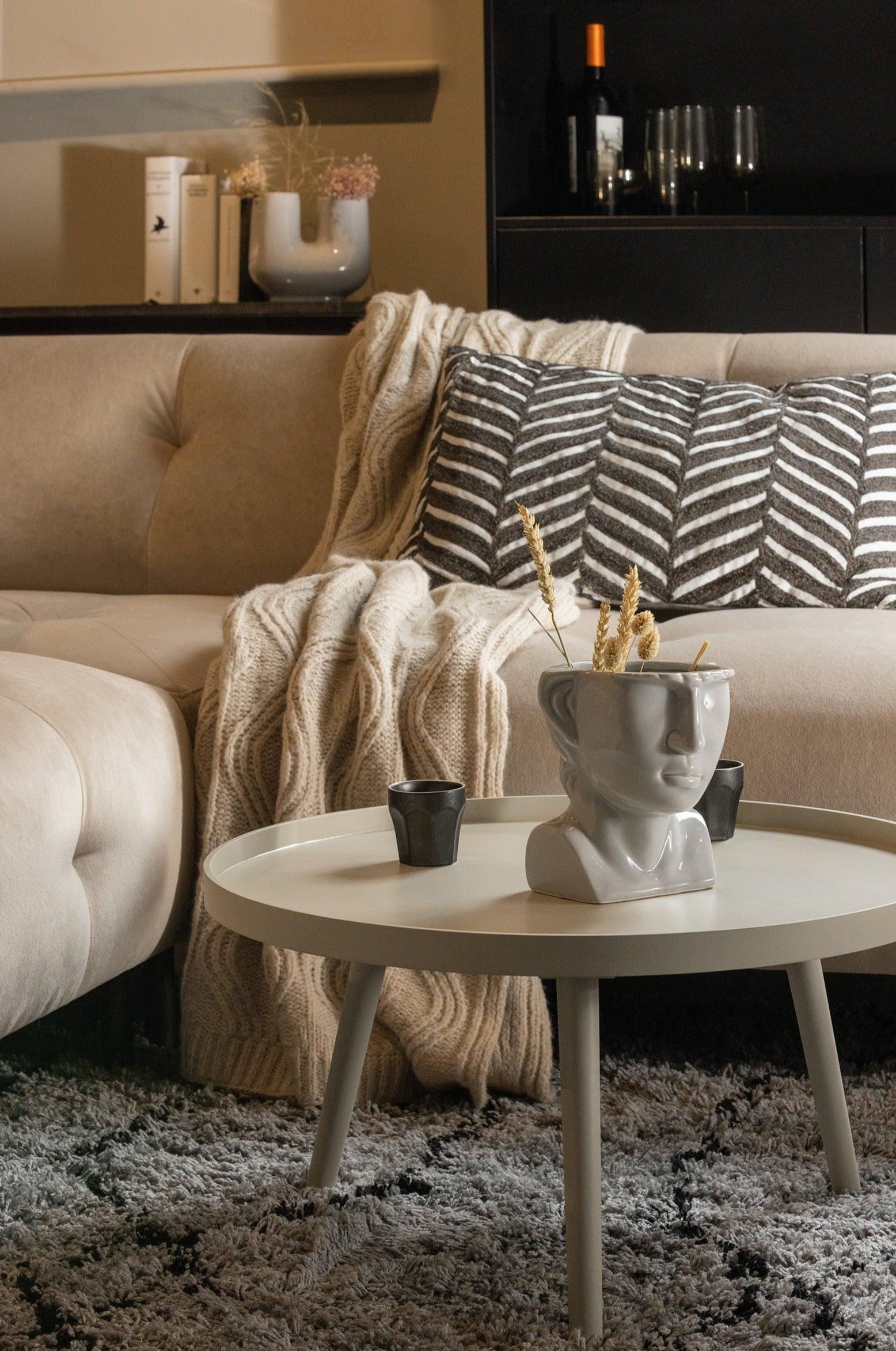 Stolik kawowy MESA beżowy Woood Eye on Design