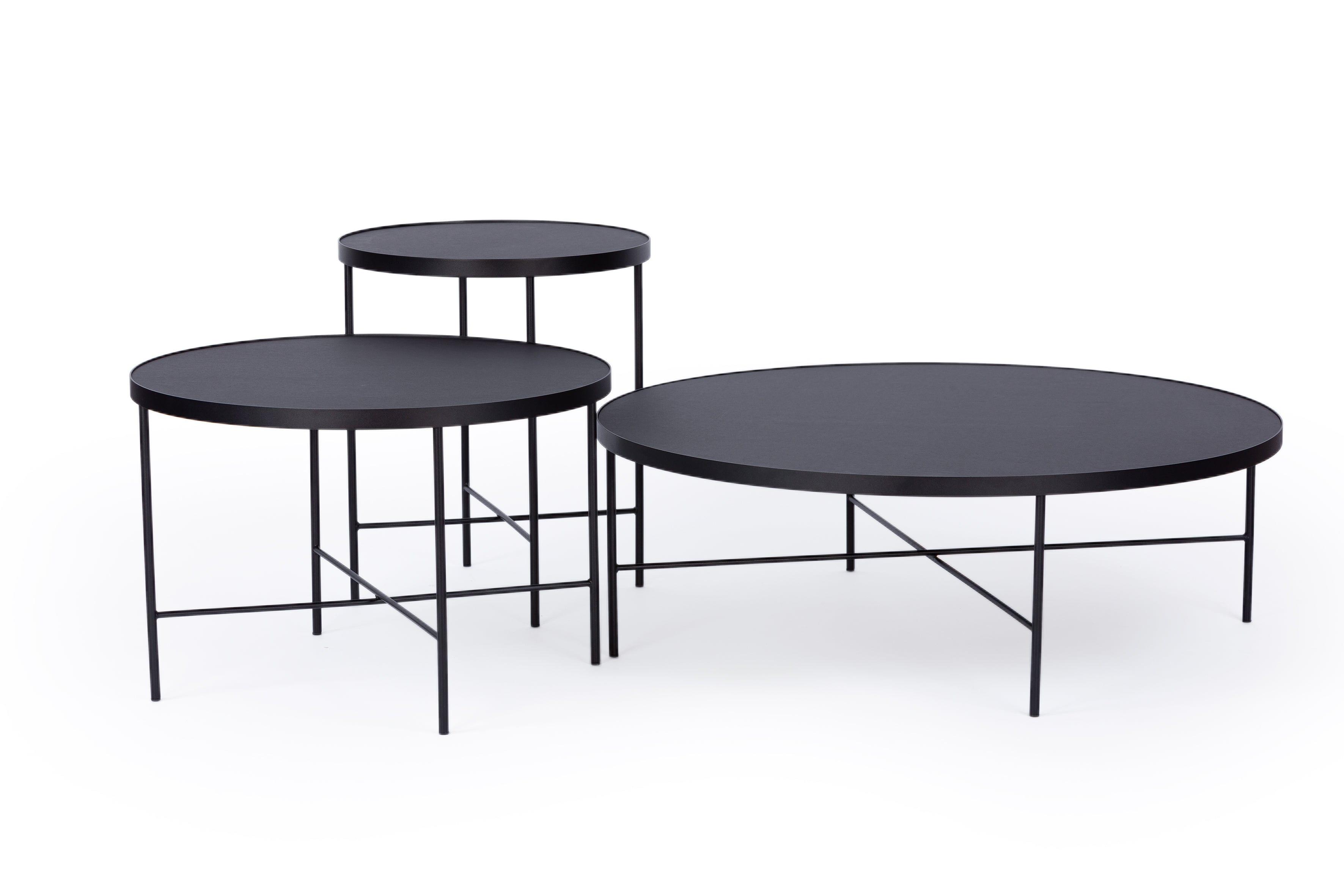 Stolik kawowy niski TRE NERO czarny Nordifra Eye on Design