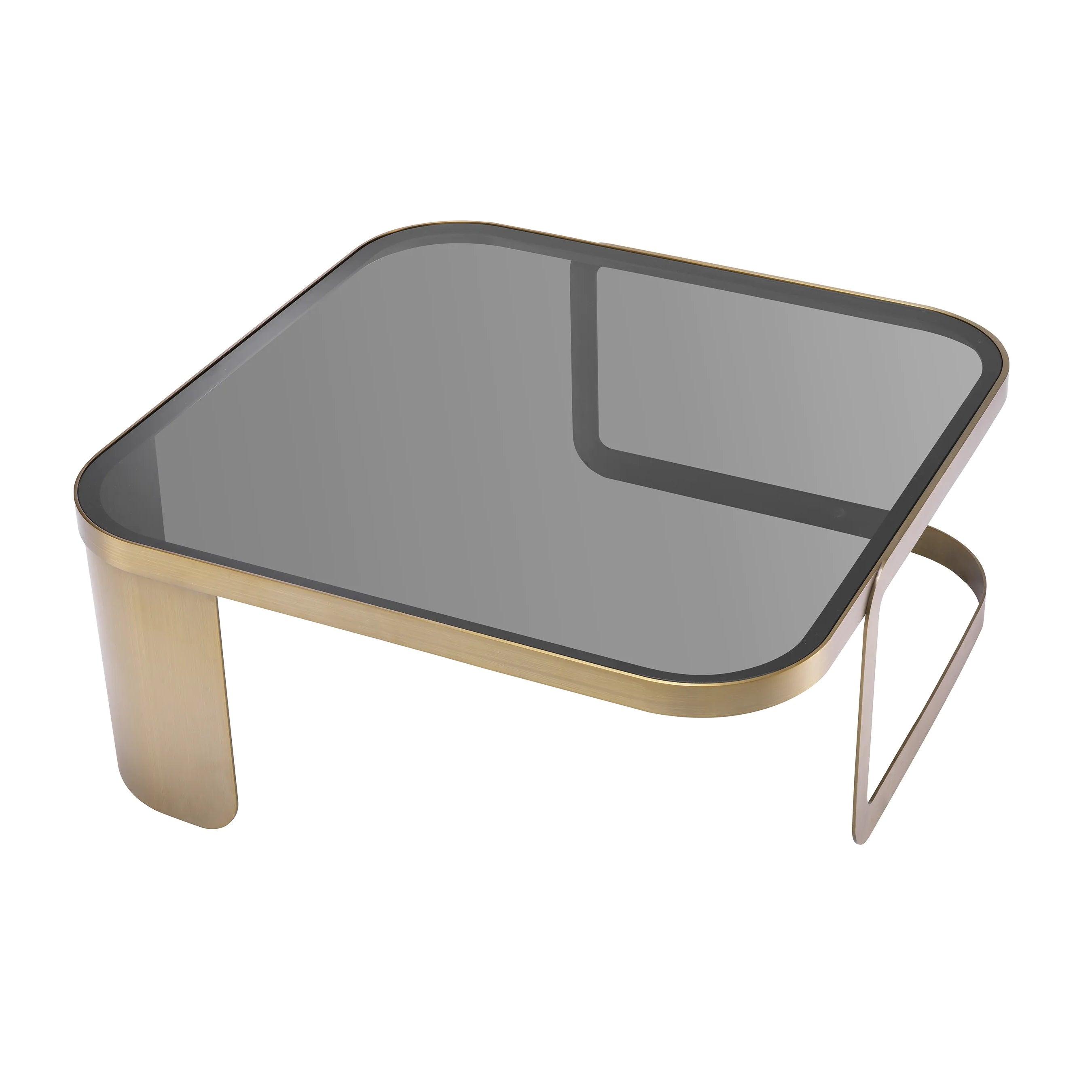 Stolik kawowy NUMA szczotkowany mosiądz Eichholtz Eye on Design