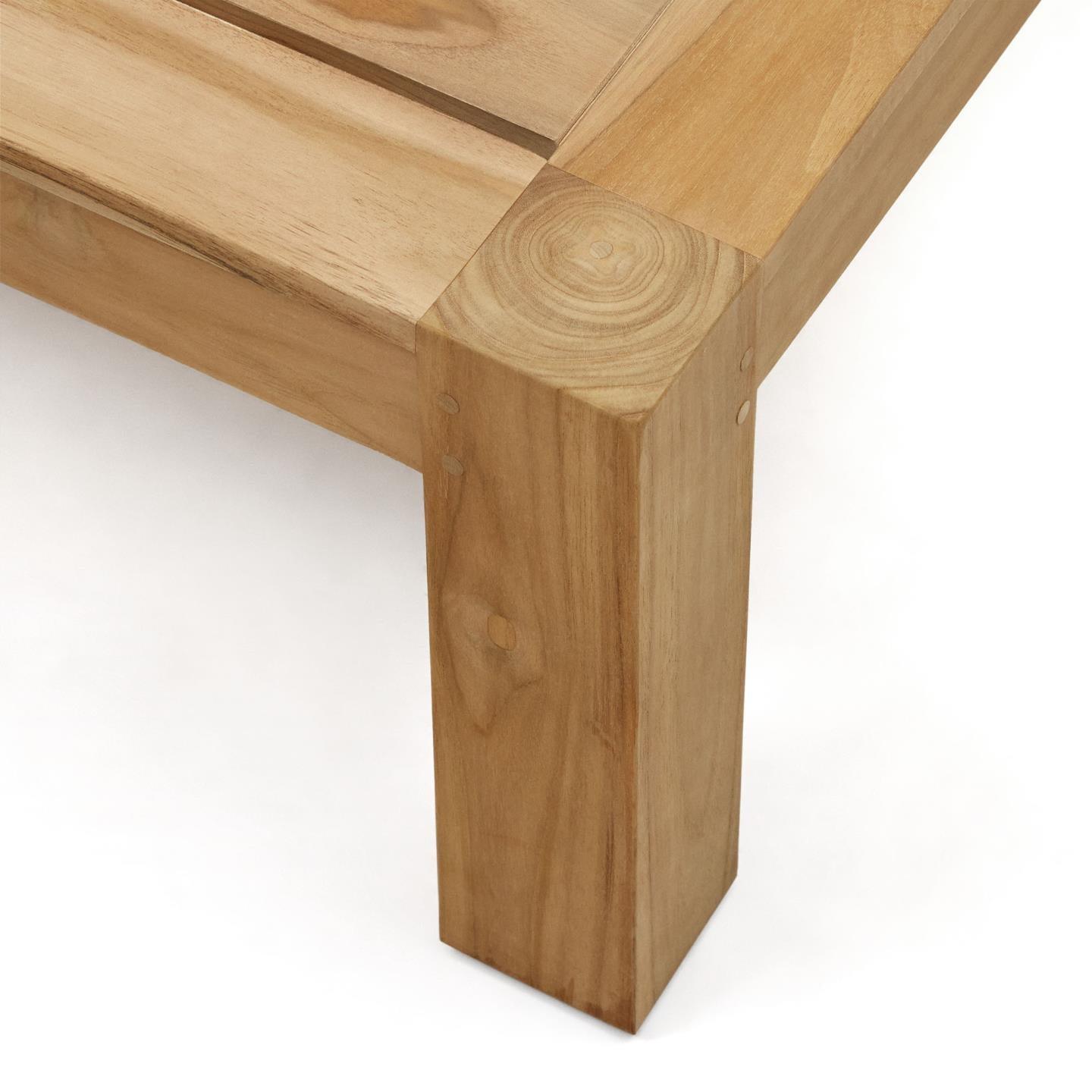 Stolik kawowy ogrodowy FORCANERA lite drewno tekowe La Forma Eye on Design