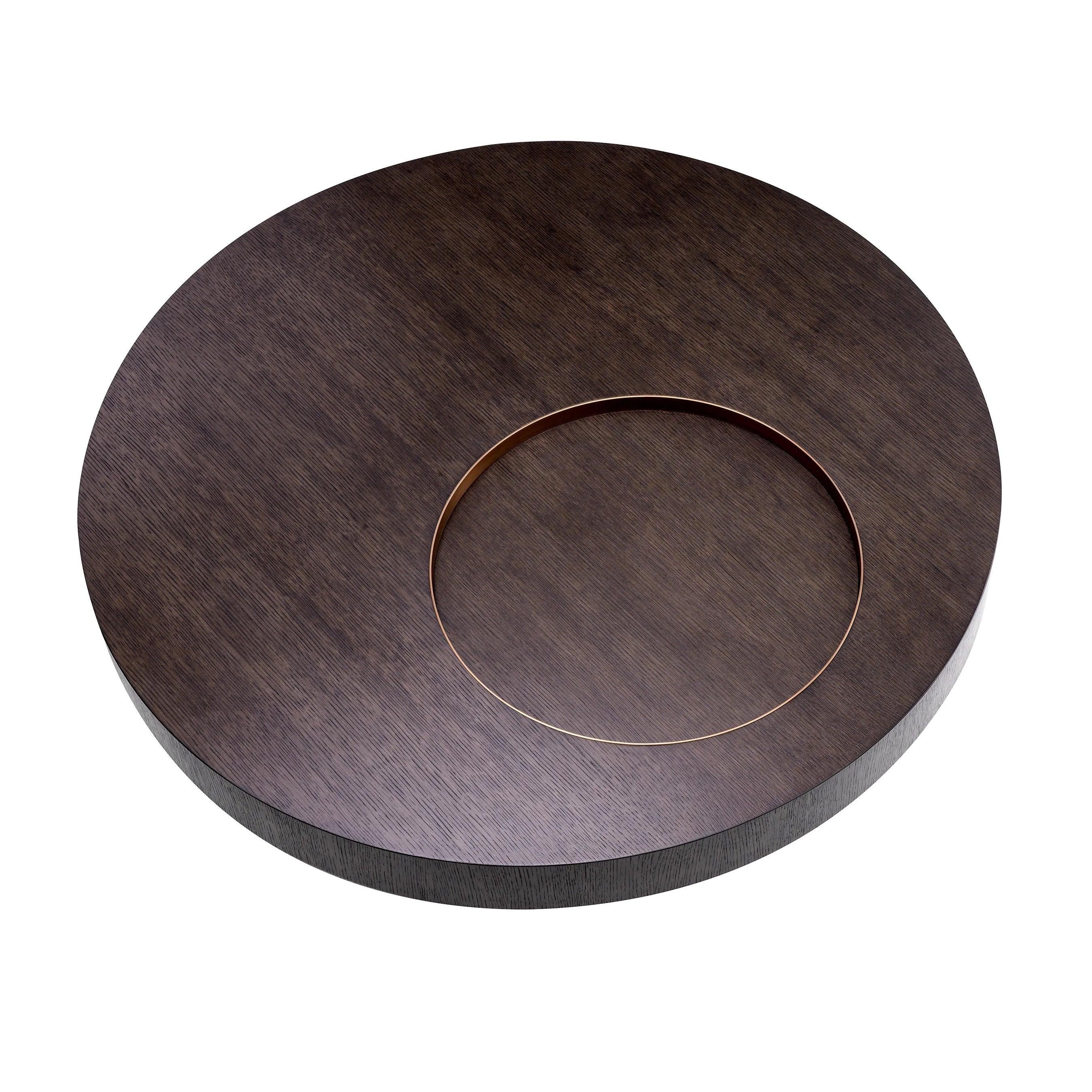 Stolik kawowy okrągły OTUS mosiężny Eichholtz Eye on Design