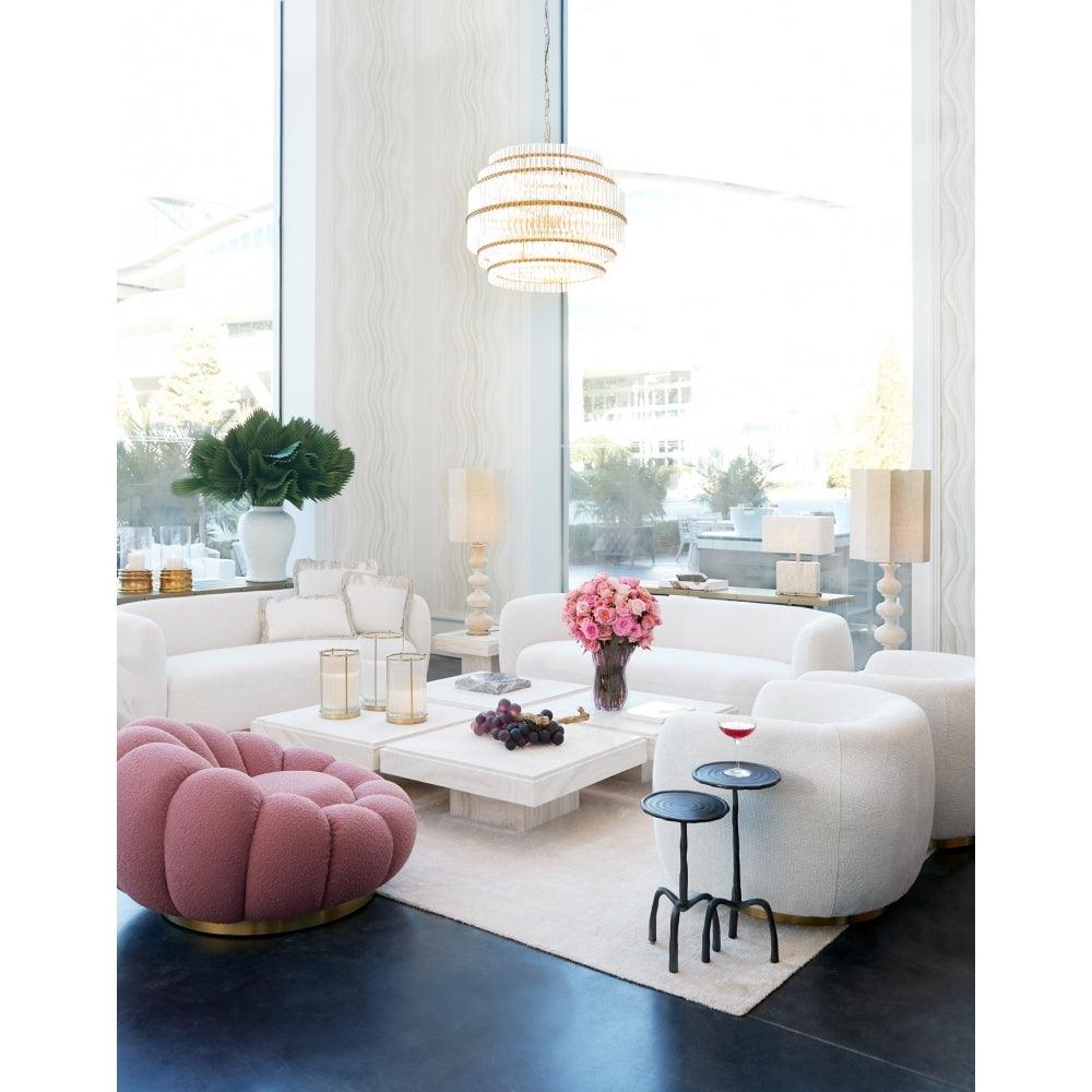 Stolik kawowy SARTORIA trawertyn Eichholtz Eye on Design