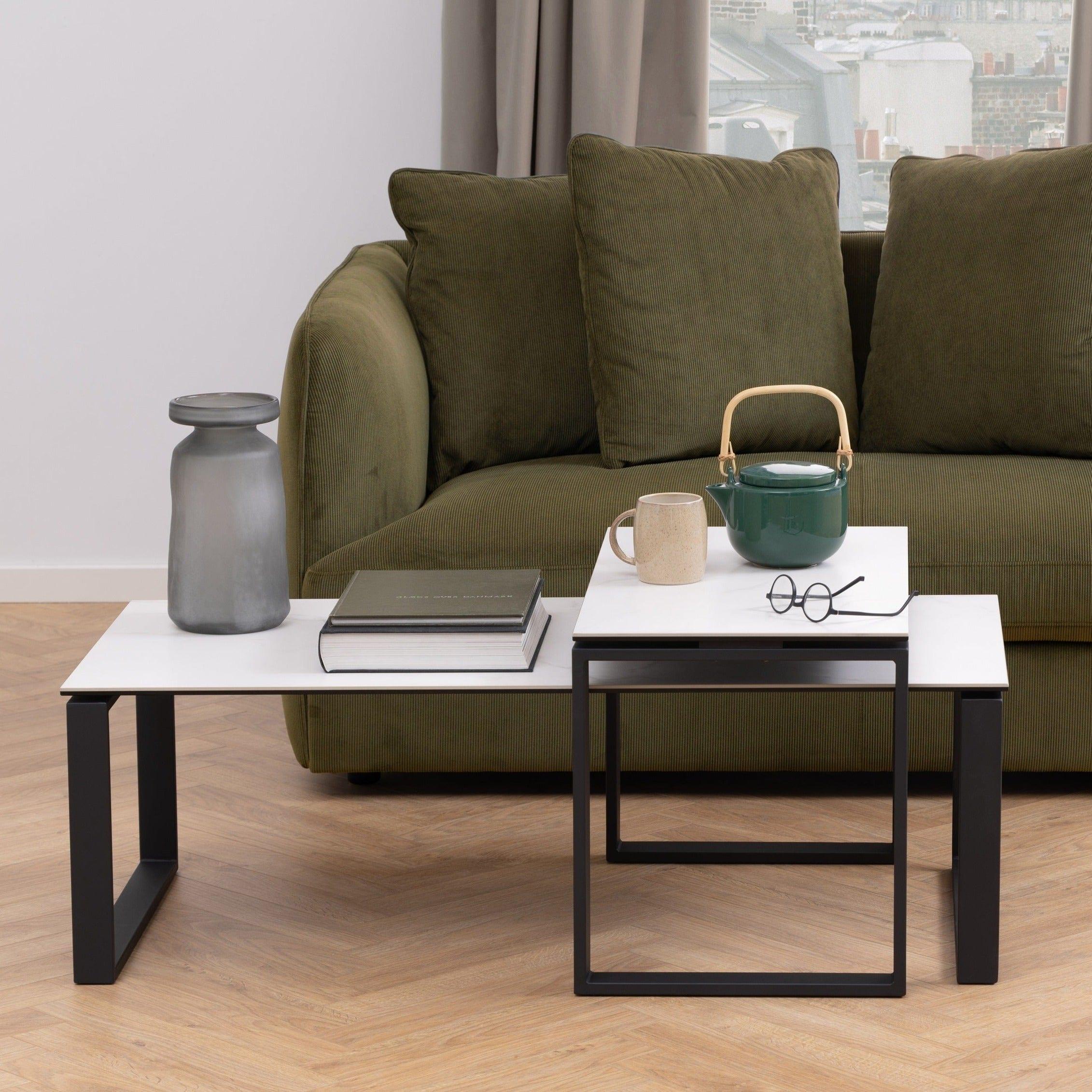 Stolik kawowy SOREN biały Home Essentials Eye on Design