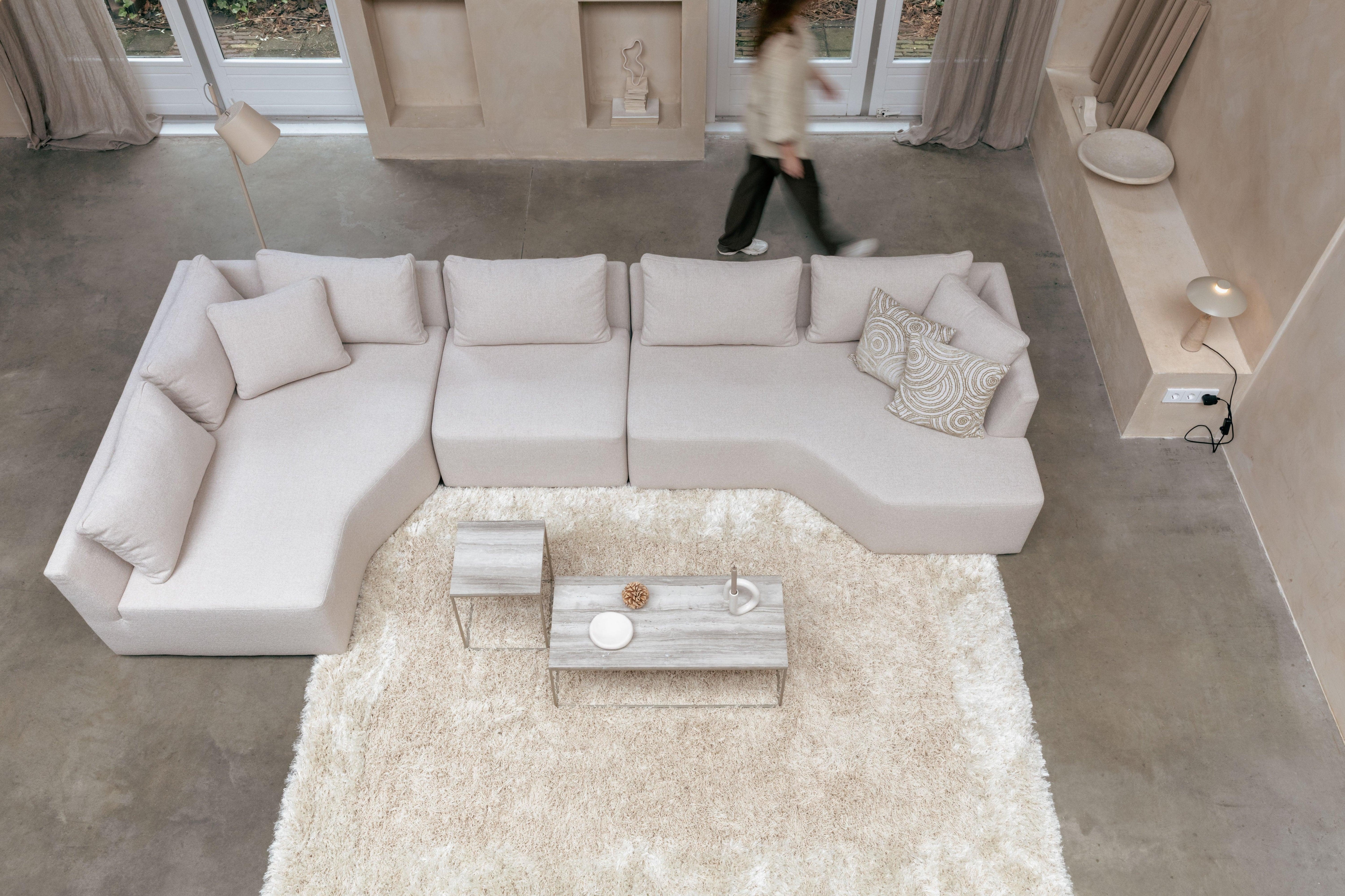 Stolik kawowy STRAY beżowy marmur Zuiver Eye on Design