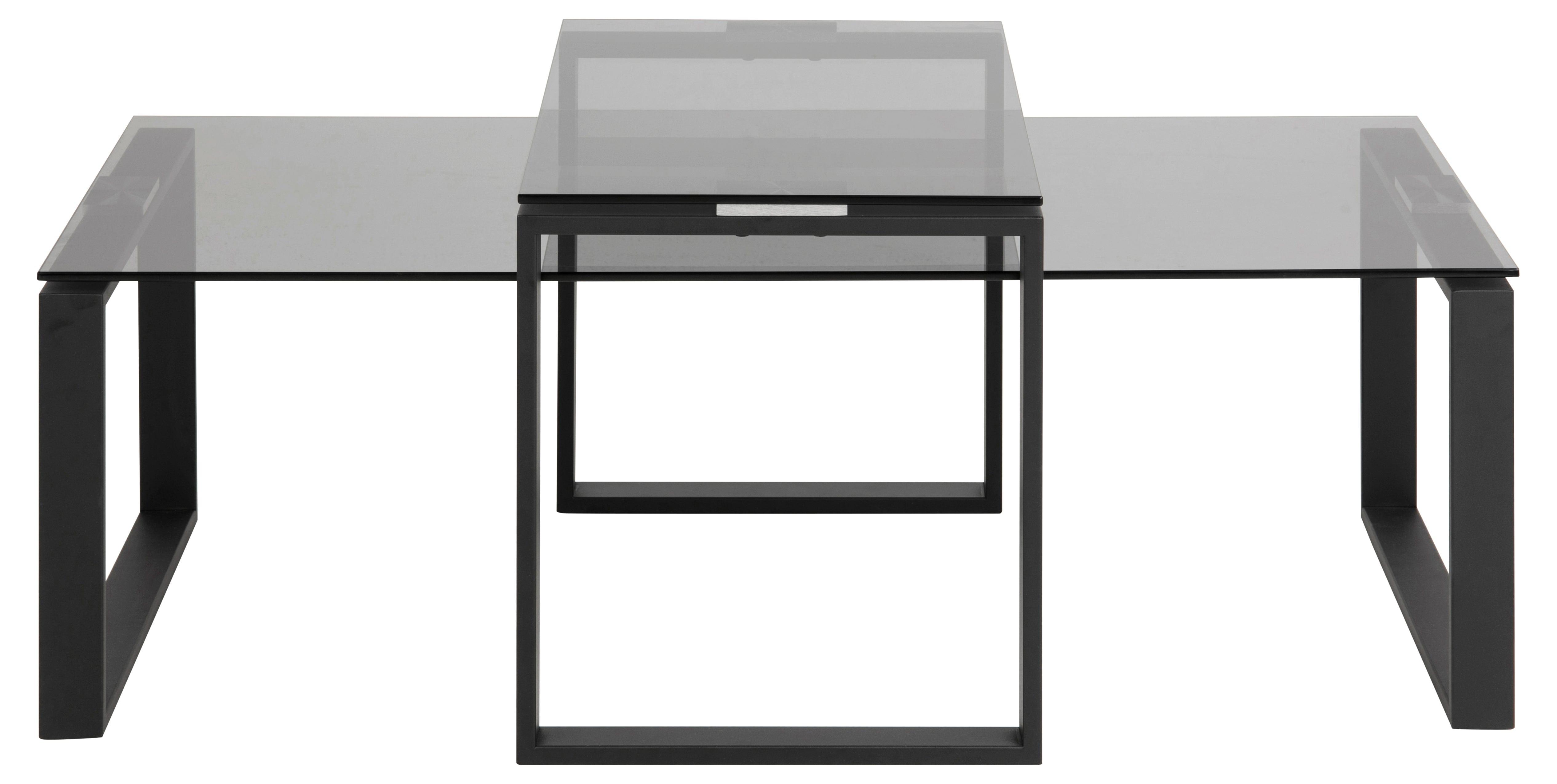 Stolik kawowy szklany SOREN czarny Home Essentials Eye on Design