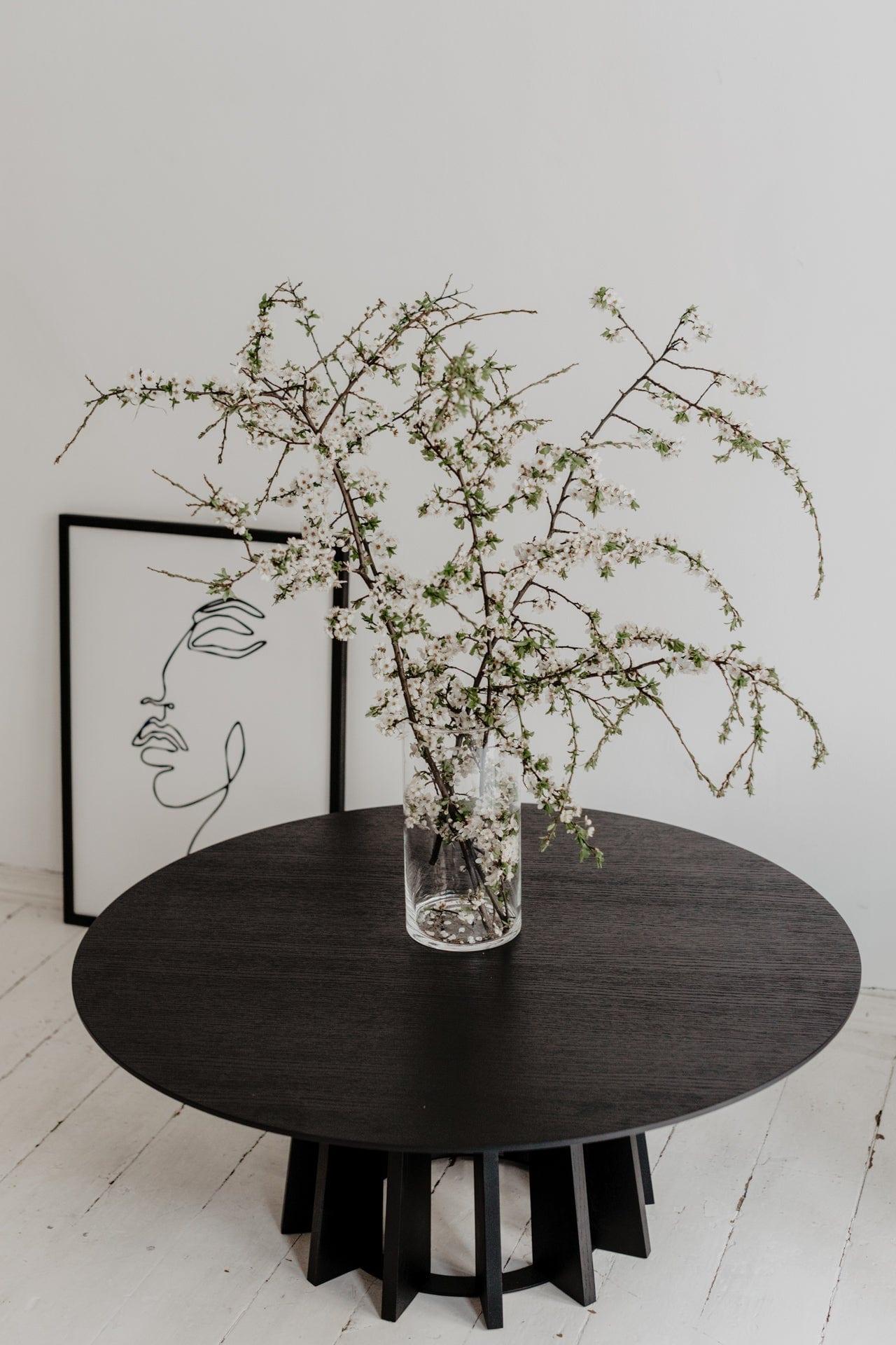 Stolik kawowy TAVLE czarny dąb Nordifra Eye on Design