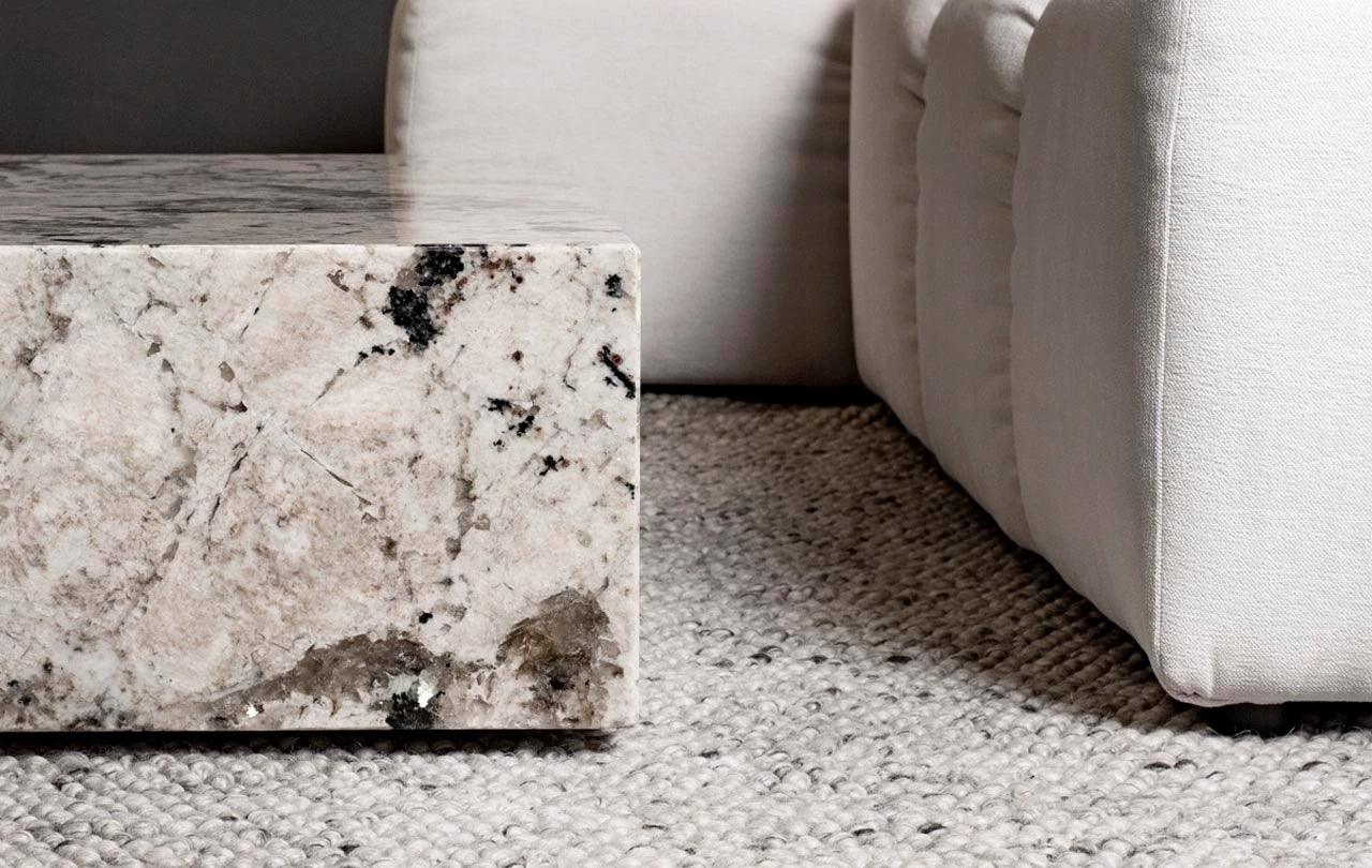 Stolik kawowy TERALLO kwarcyt Alpinus Rosanero Eye on Design