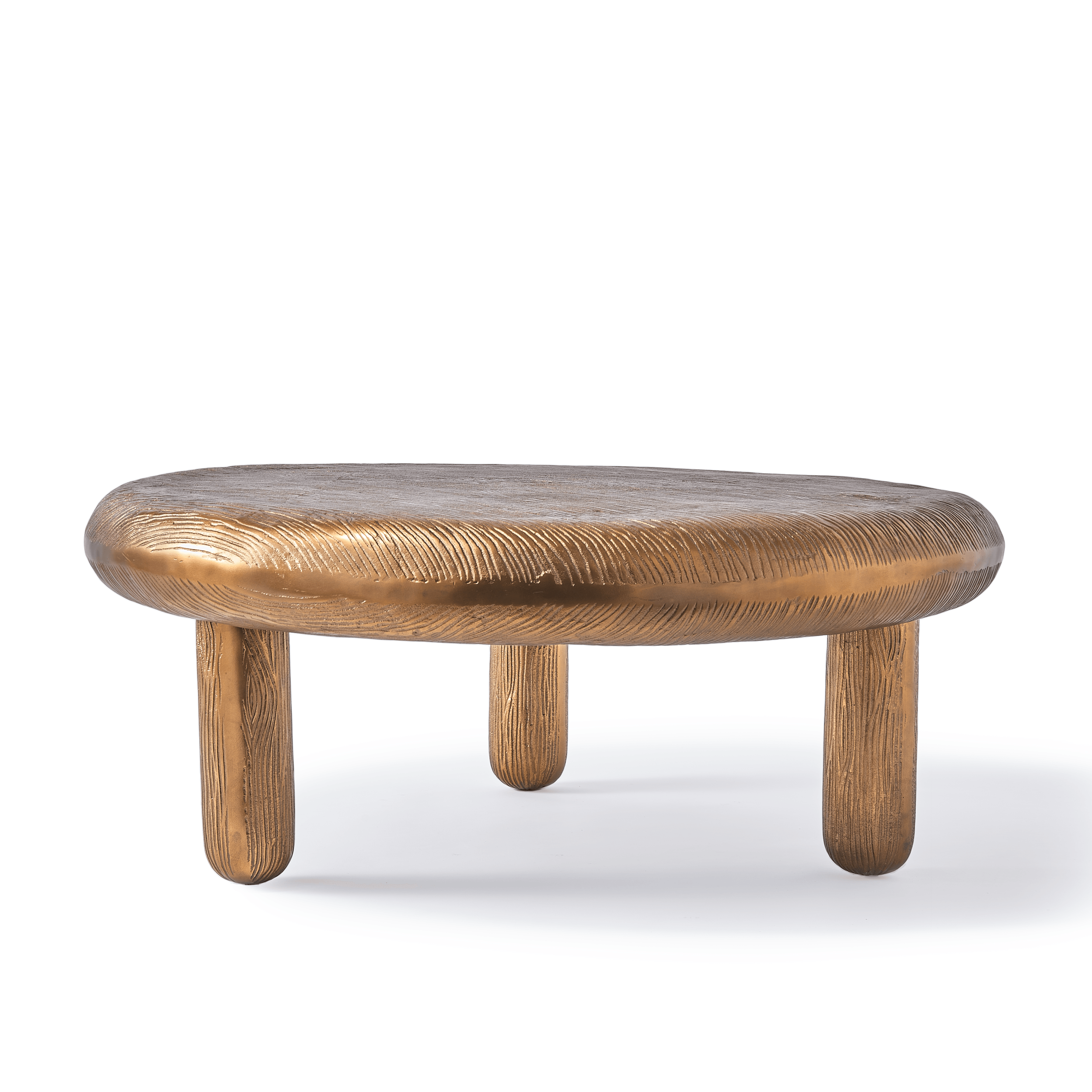 Stolik kawowy THICK DISC miedziany Pols Potten Eye on Design