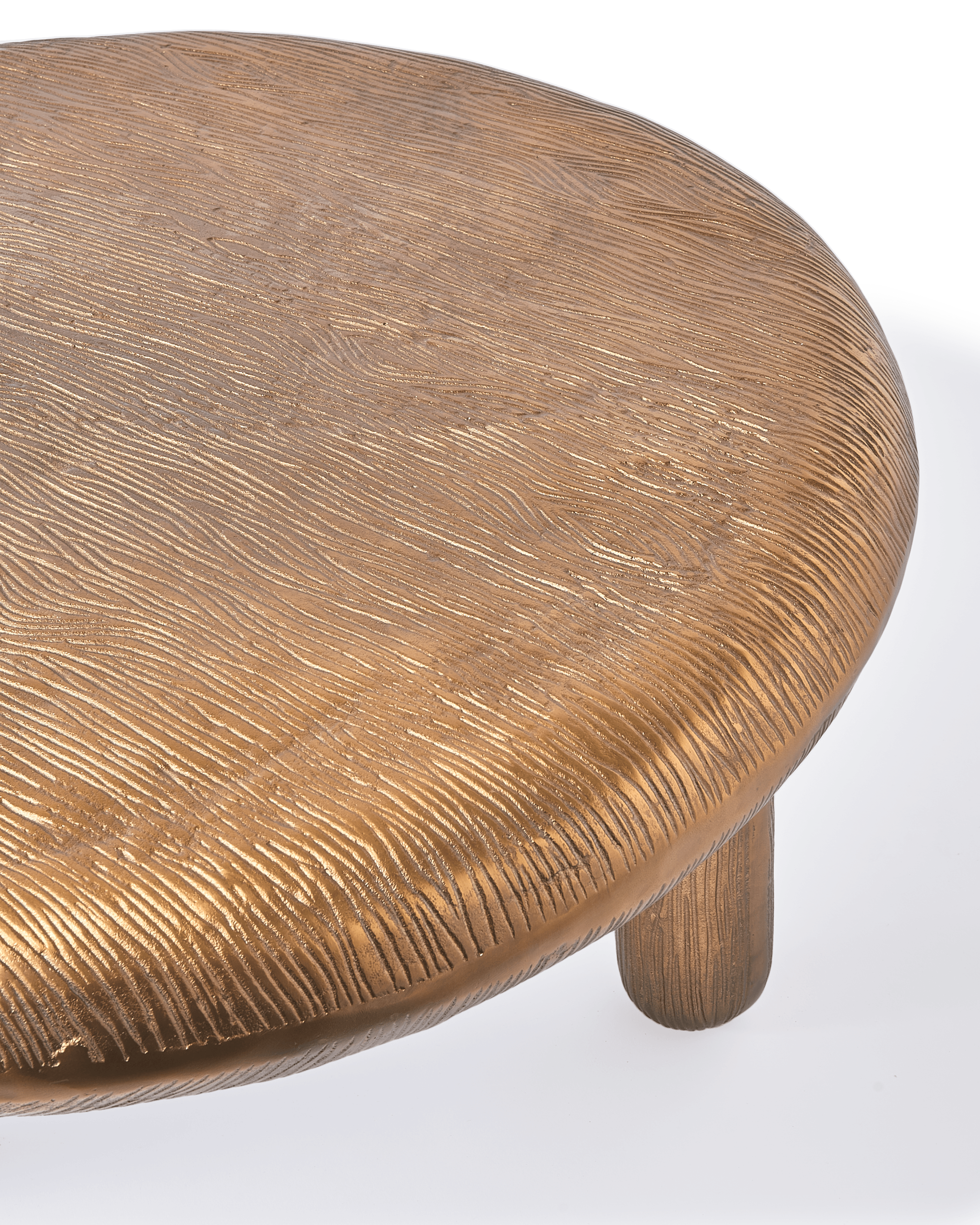 Stolik kawowy THICK DISC miedziany Pols Potten Eye on Design