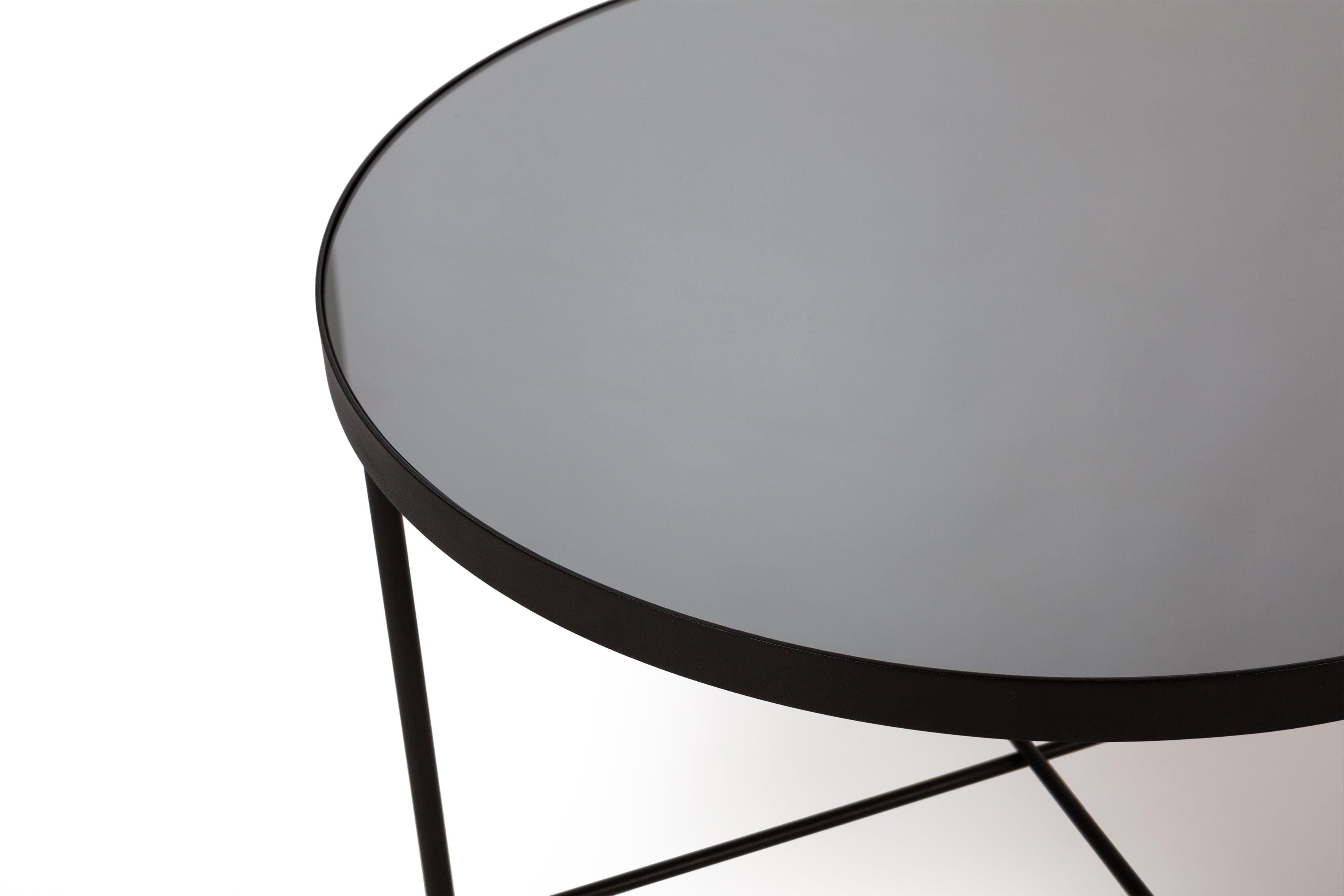 Stolik kawowy TRE lustro tytanowe Nordifra Eye on Design