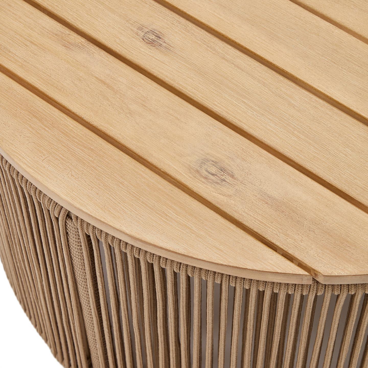 Stolik kawowy zewnętrzny DANDARA drewno akacjowe La Forma Eye on Design