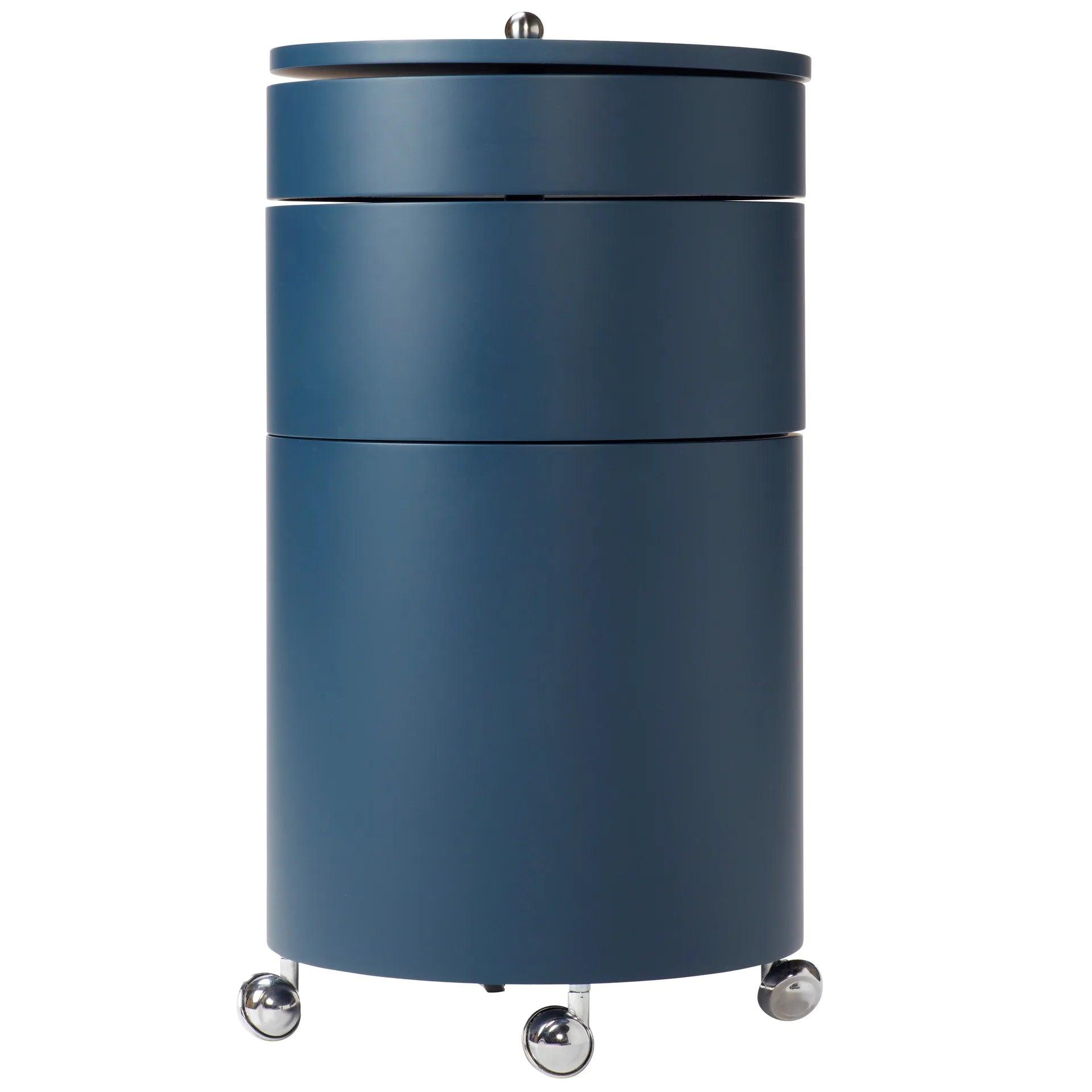 Stolik na kółkach BARBOY niebieski Verpan Eye on Design