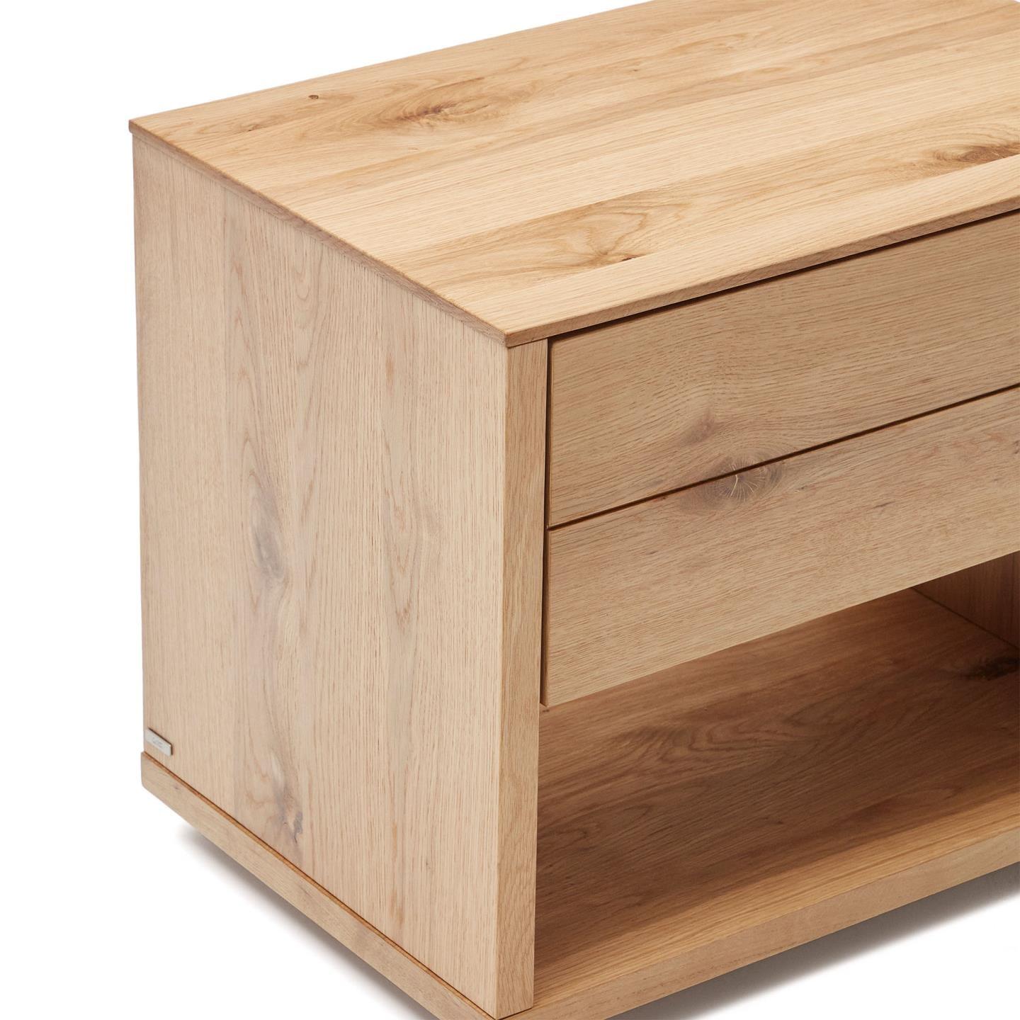 Stolik nocny ALGUEMA fornir dębowy La Forma Eye on Design