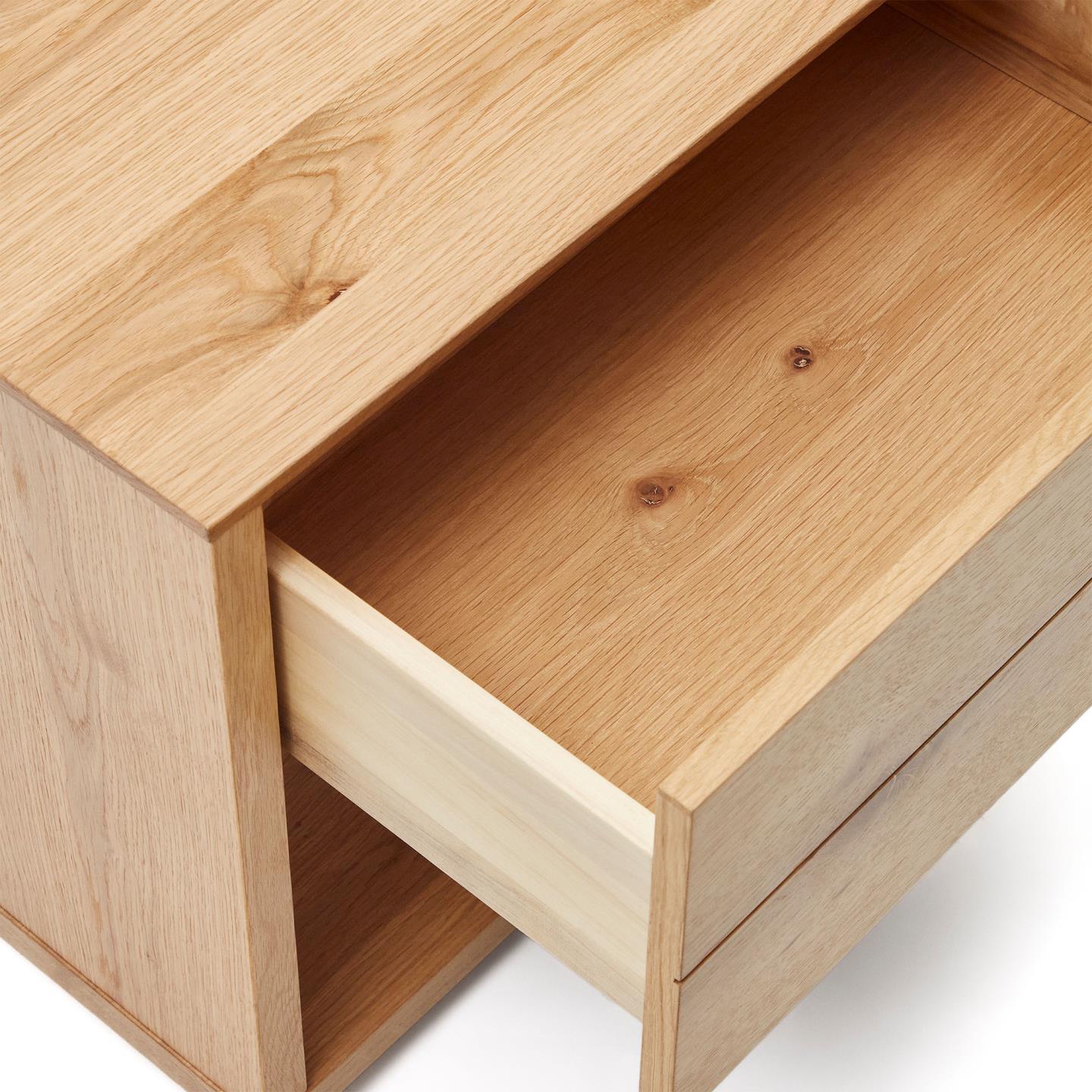 Stolik nocny ALGUEMA fornir dębowy La Forma Eye on Design