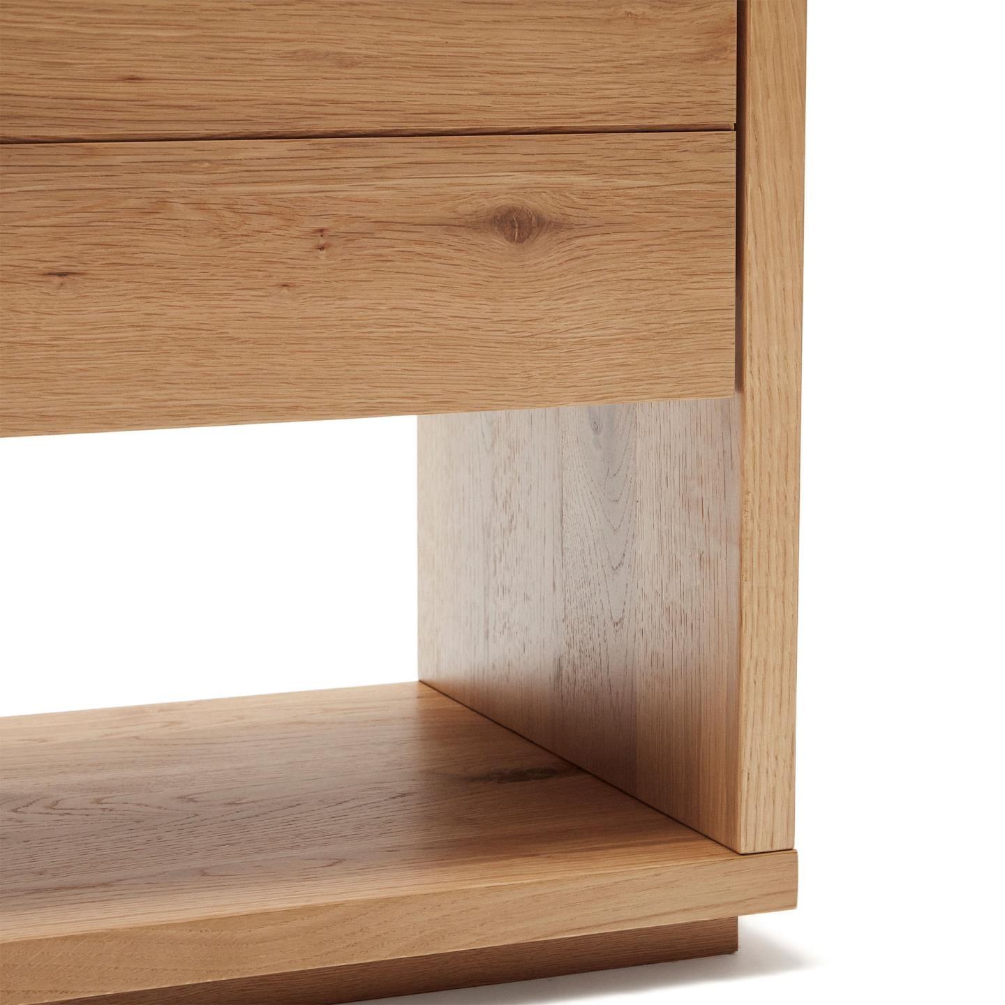 Stolik nocny ALGUEMA fornir dębowy La Forma Eye on Design