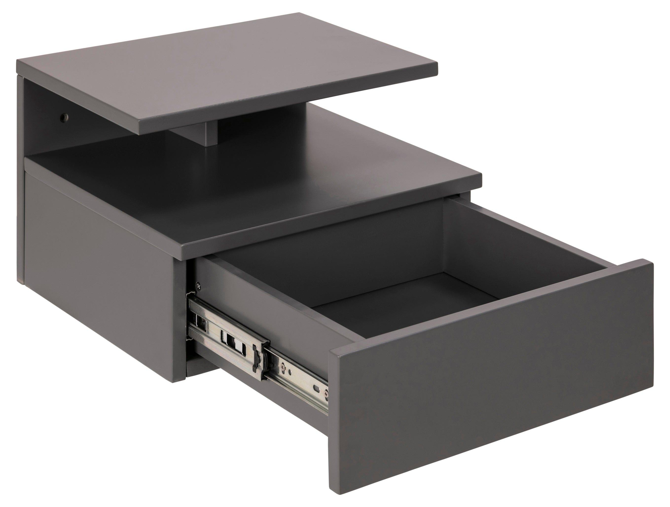 Stolik nocny ASHLAN szary Home Essentials Eye on Design