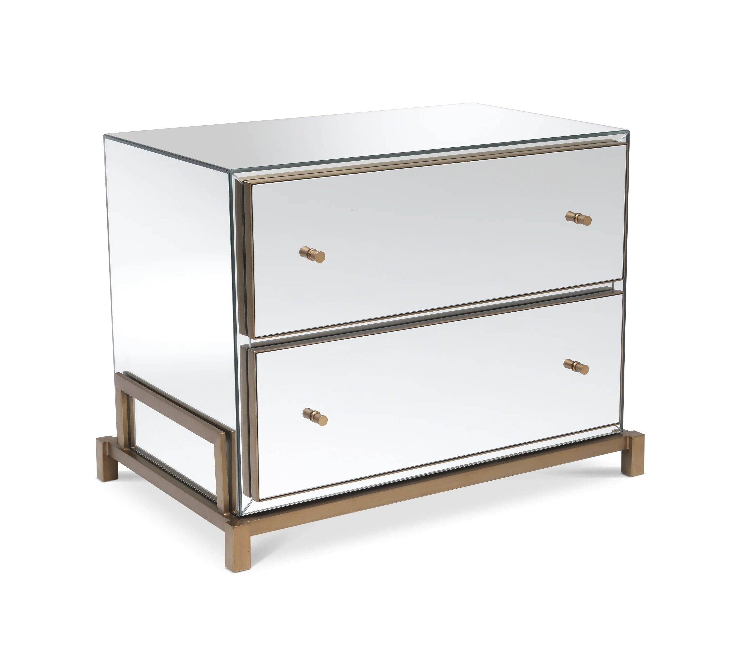 Stolik nocny CLARINGTON lustrzany Eichholtz Eye on Design