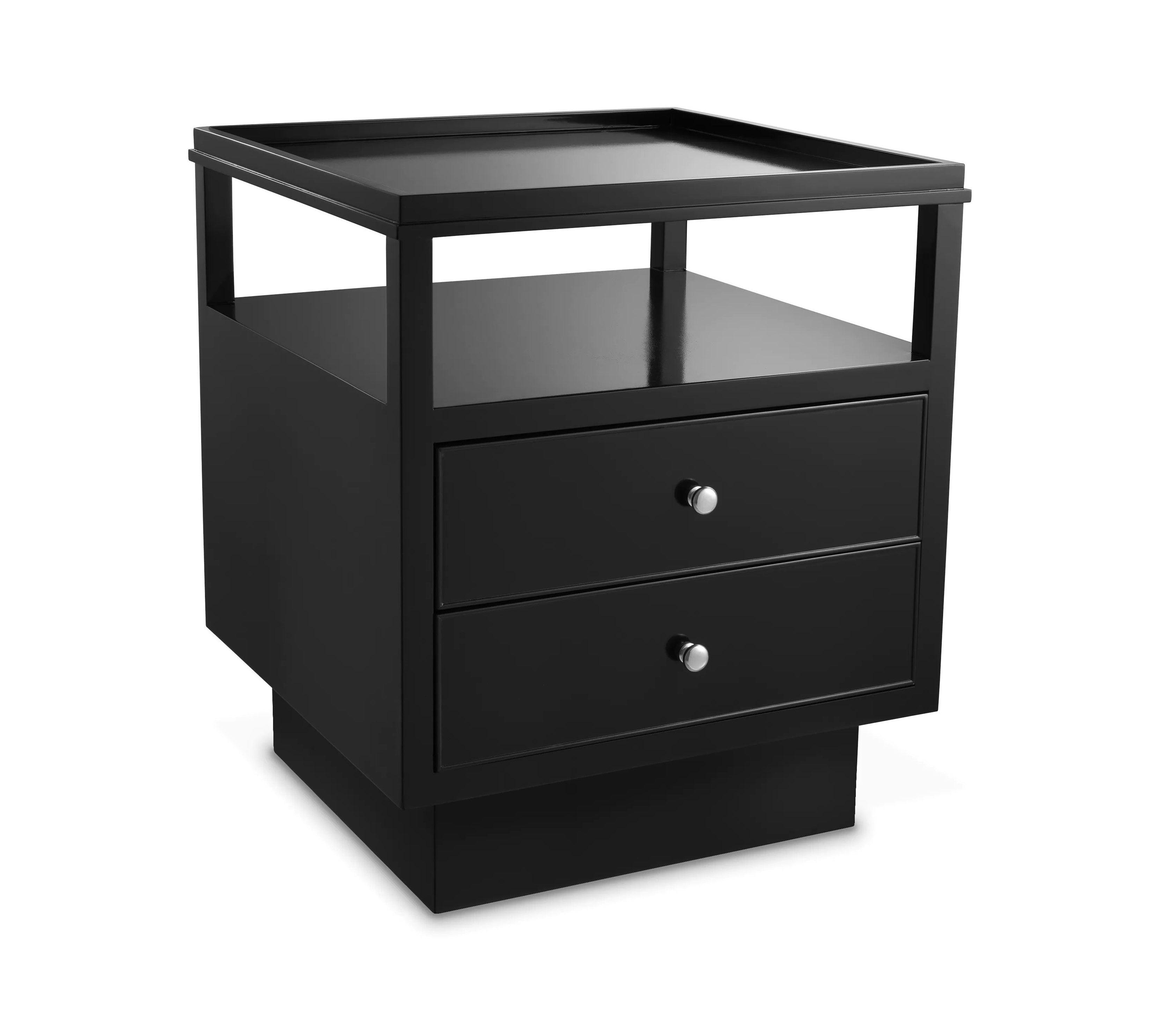 Stolik nocny LENOX czarny Eichholtz Eye on Design