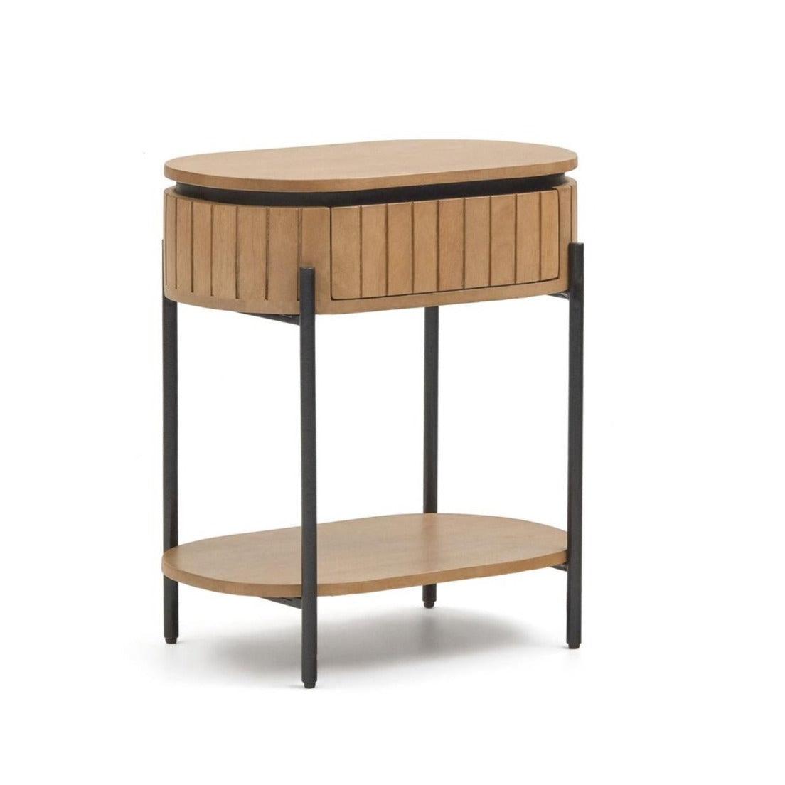 Stolik nocny LICIA lite drewno mango La Forma Eye on Design