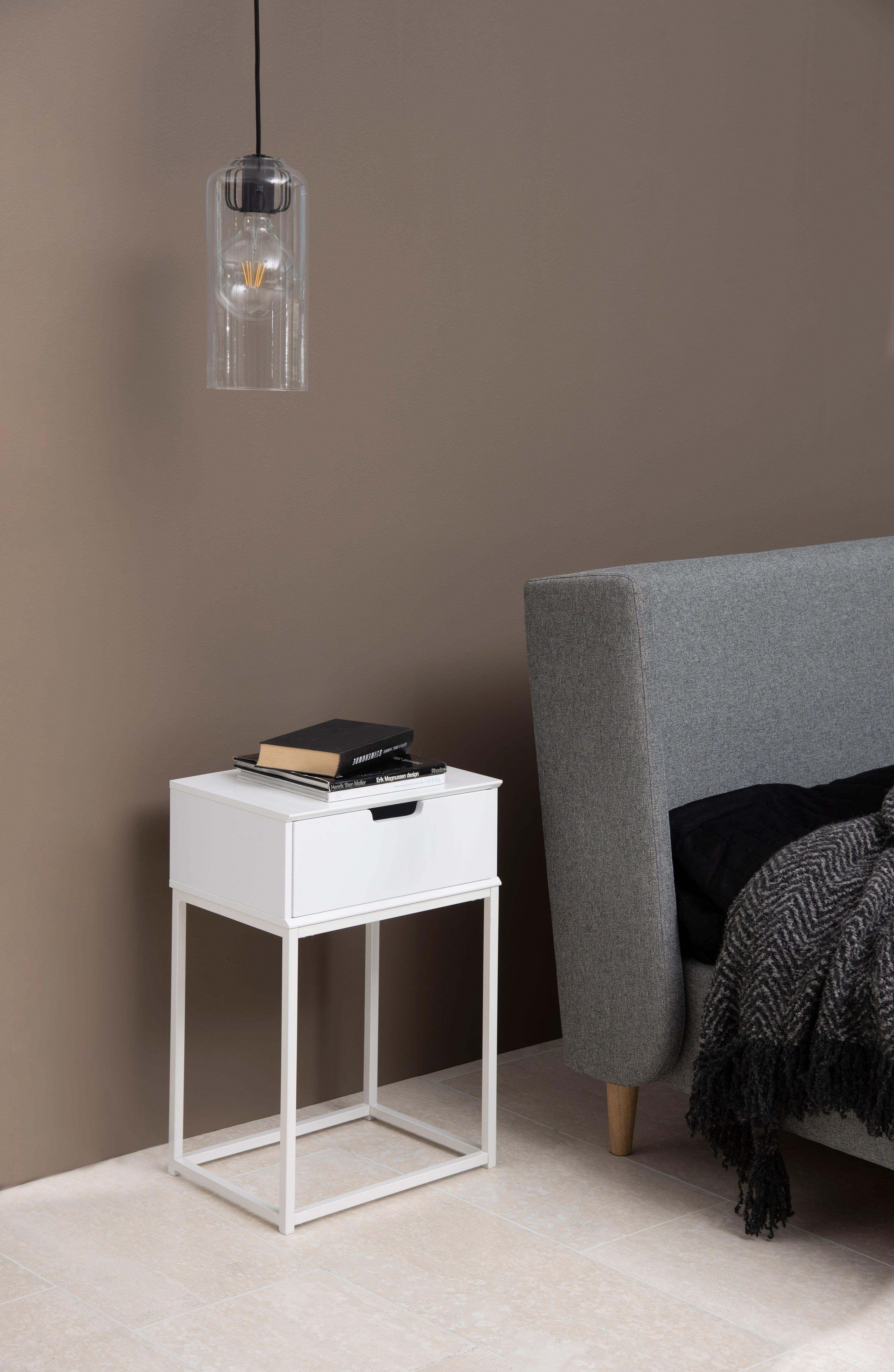 Stolik nocny MITRA biały Home Essentials Eye on Design