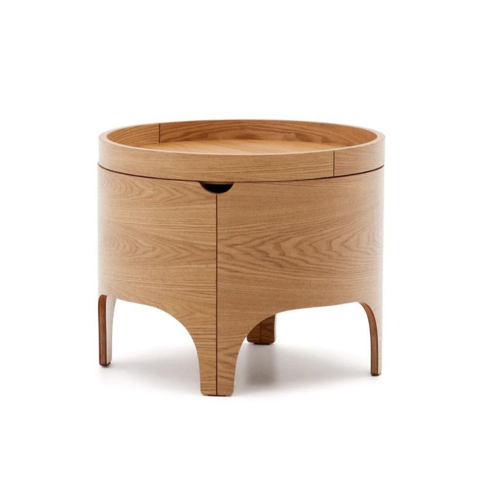 Stolik nocny OCTAVIA sklejka jesionowa La Forma Eye on Design