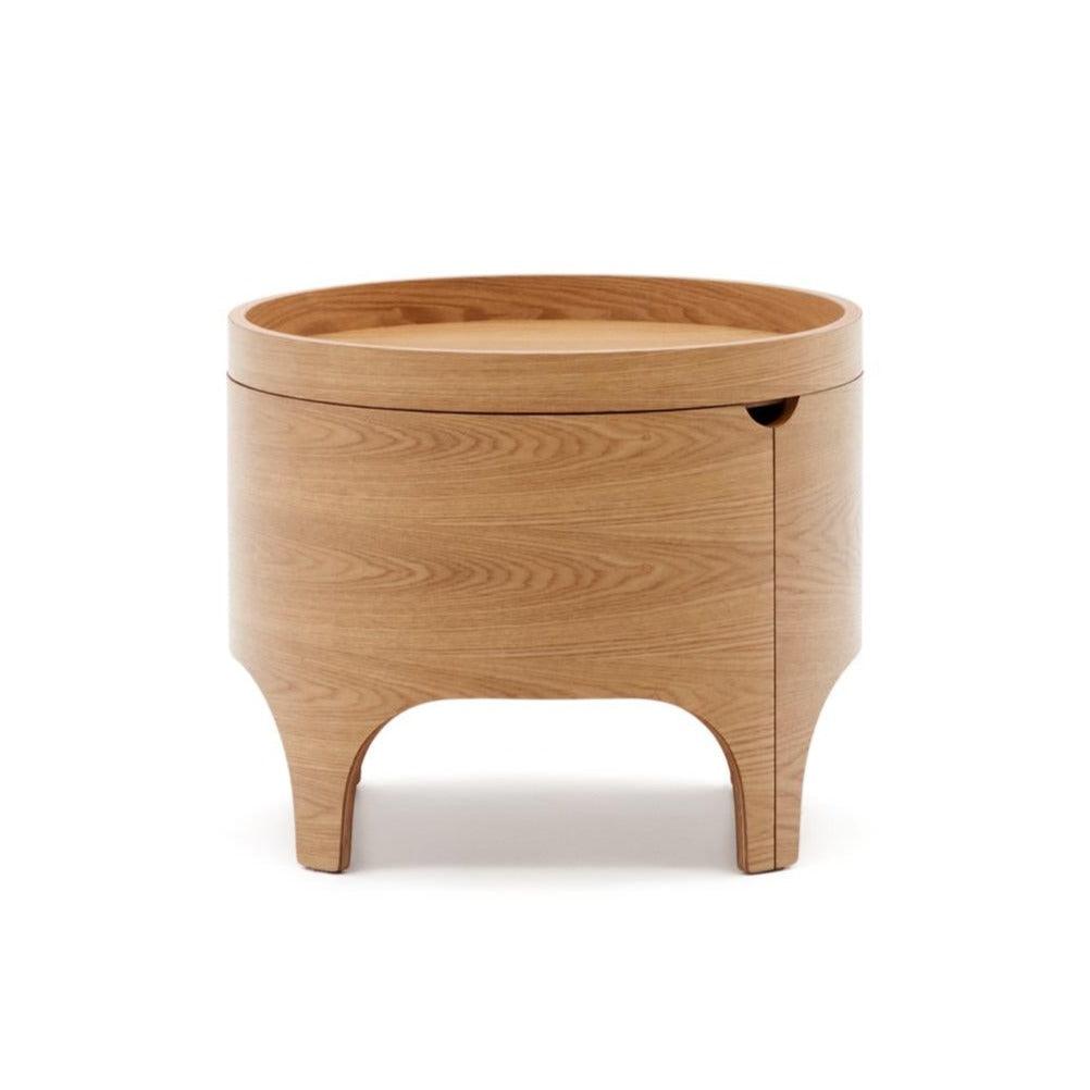 Stolik nocny OCTAVIA sklejka jesionowa La Forma Eye on Design