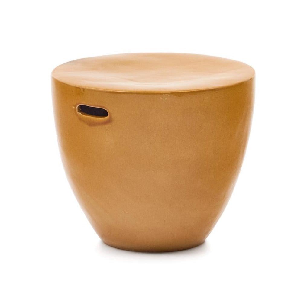 Stolik ogrodowy MESQUIDA musztardowy La Forma Eye on Design