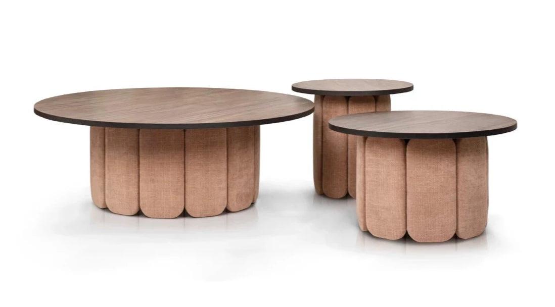 Stolik OZ 2:0 drewniany z tkaniną Rosanero Eye on Design