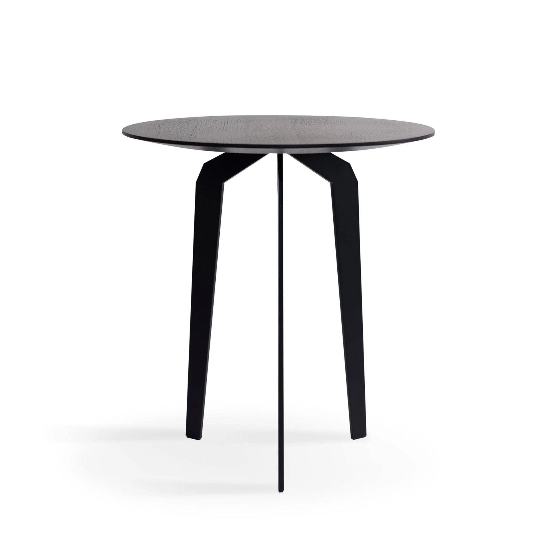 Stolik pomocniczy FEZA drewniany z czarną podstawą Nobonobo Eye on Design