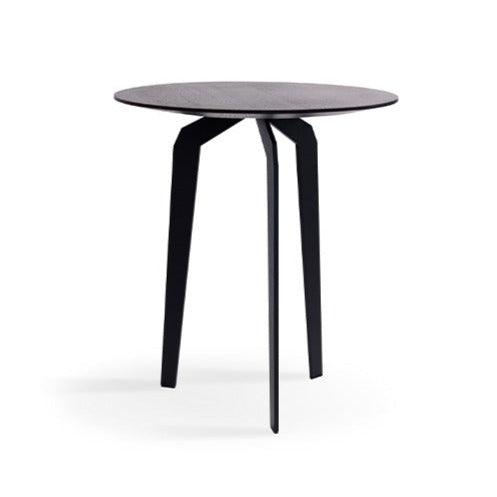 Stolik pomocniczy FEZA drewniany z czarną podstawą Nobonobo Eye on Design