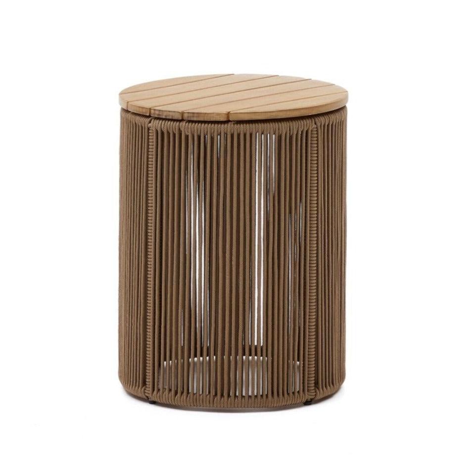 Stolik pomocniczy ogrodowy DANDARA drewno akacjowe La Forma Eye on Design