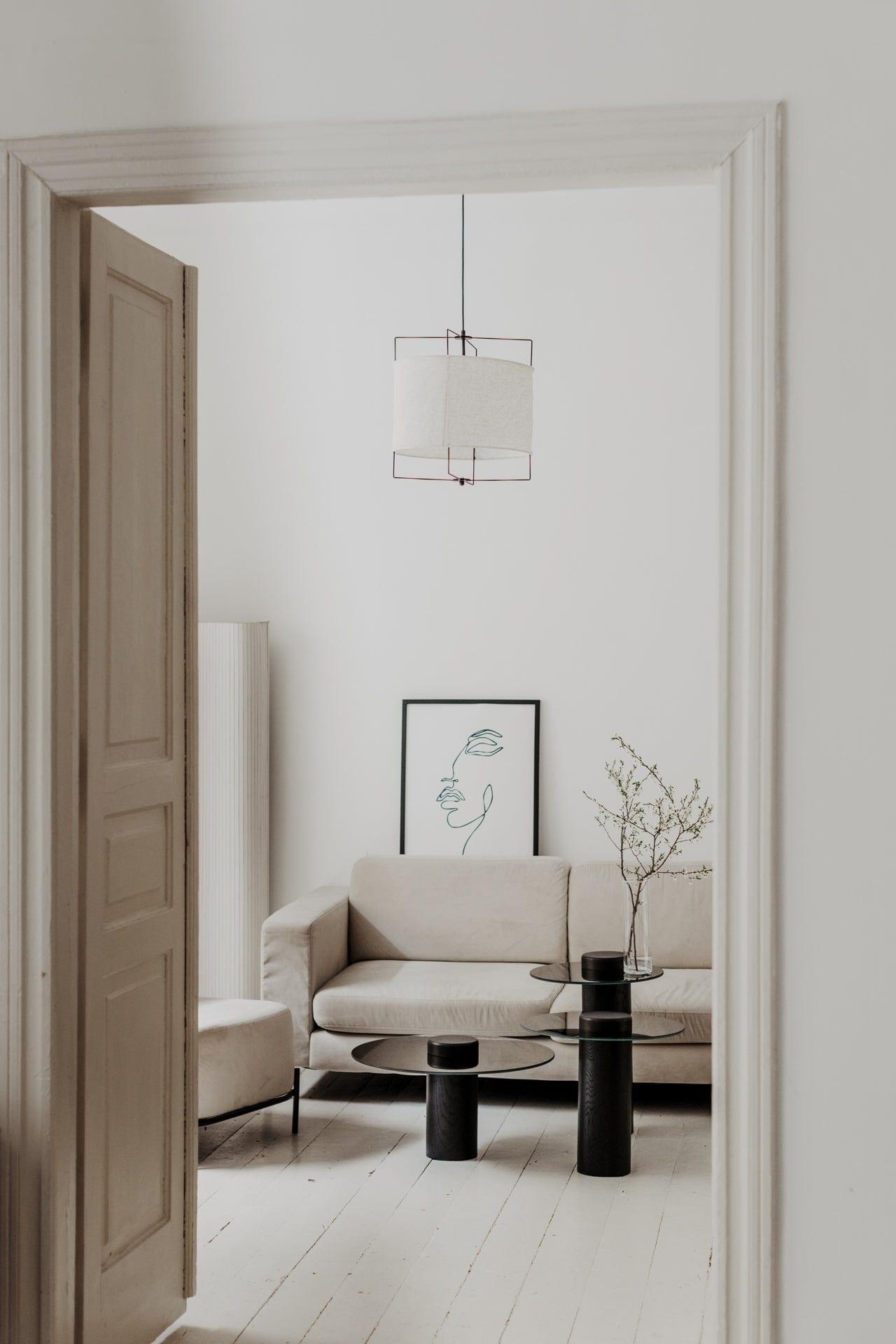 Stolik TYK MIDI czarny dąb z lustrzanym blatem Nordifra Eye on Design