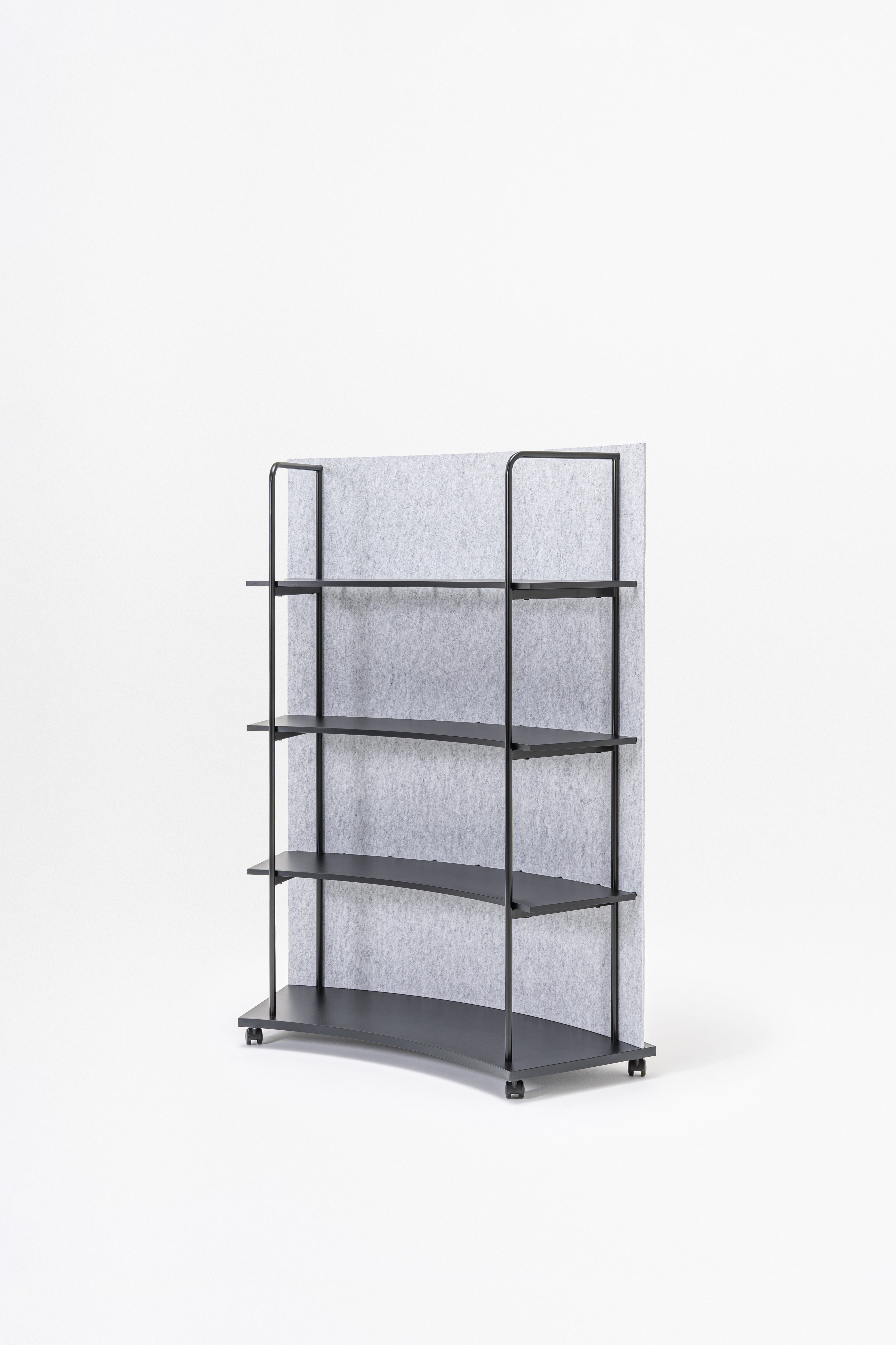 Stalen rek TANCA achterkant van vilt