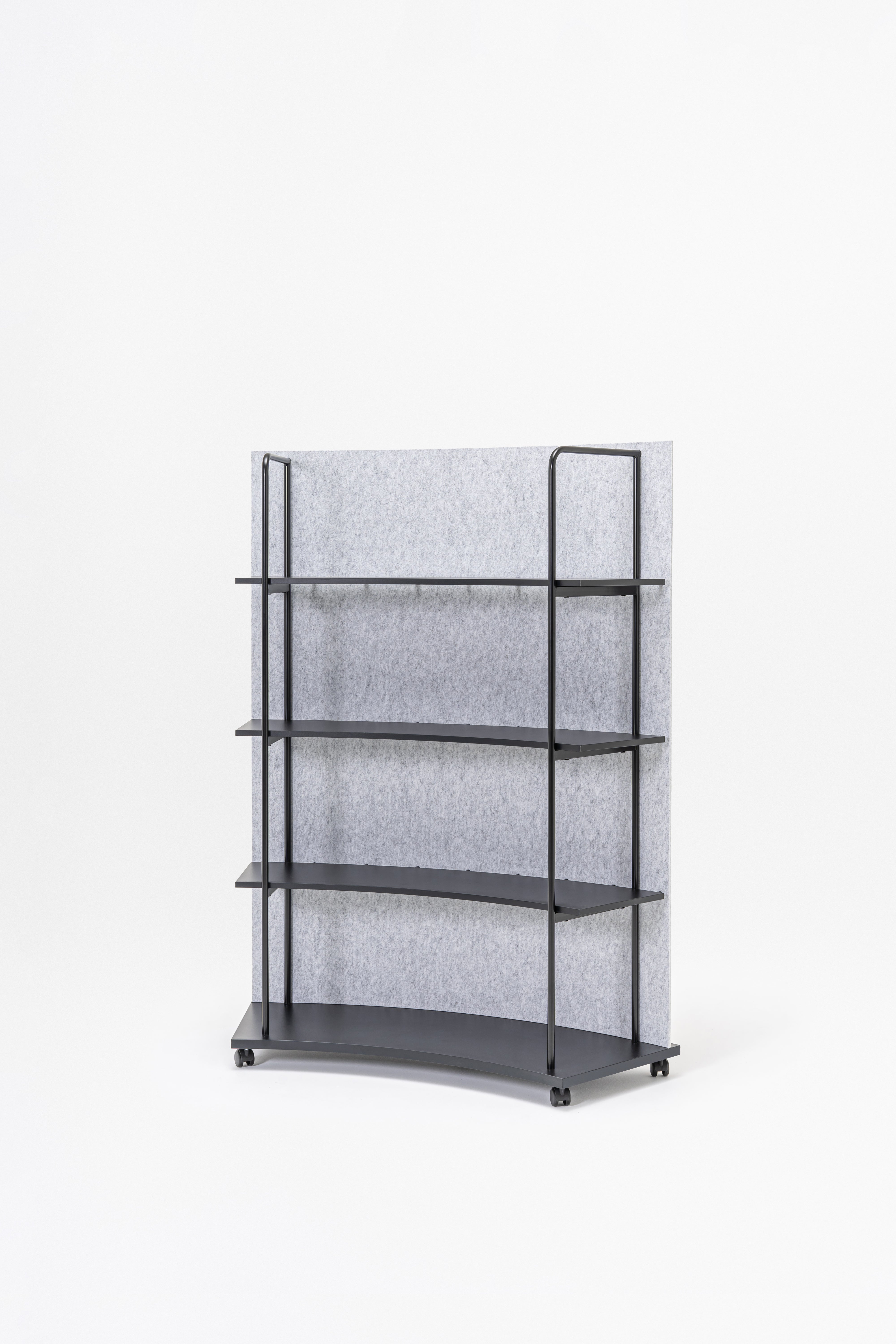 Stalen rek TANCA achterkant van vilt