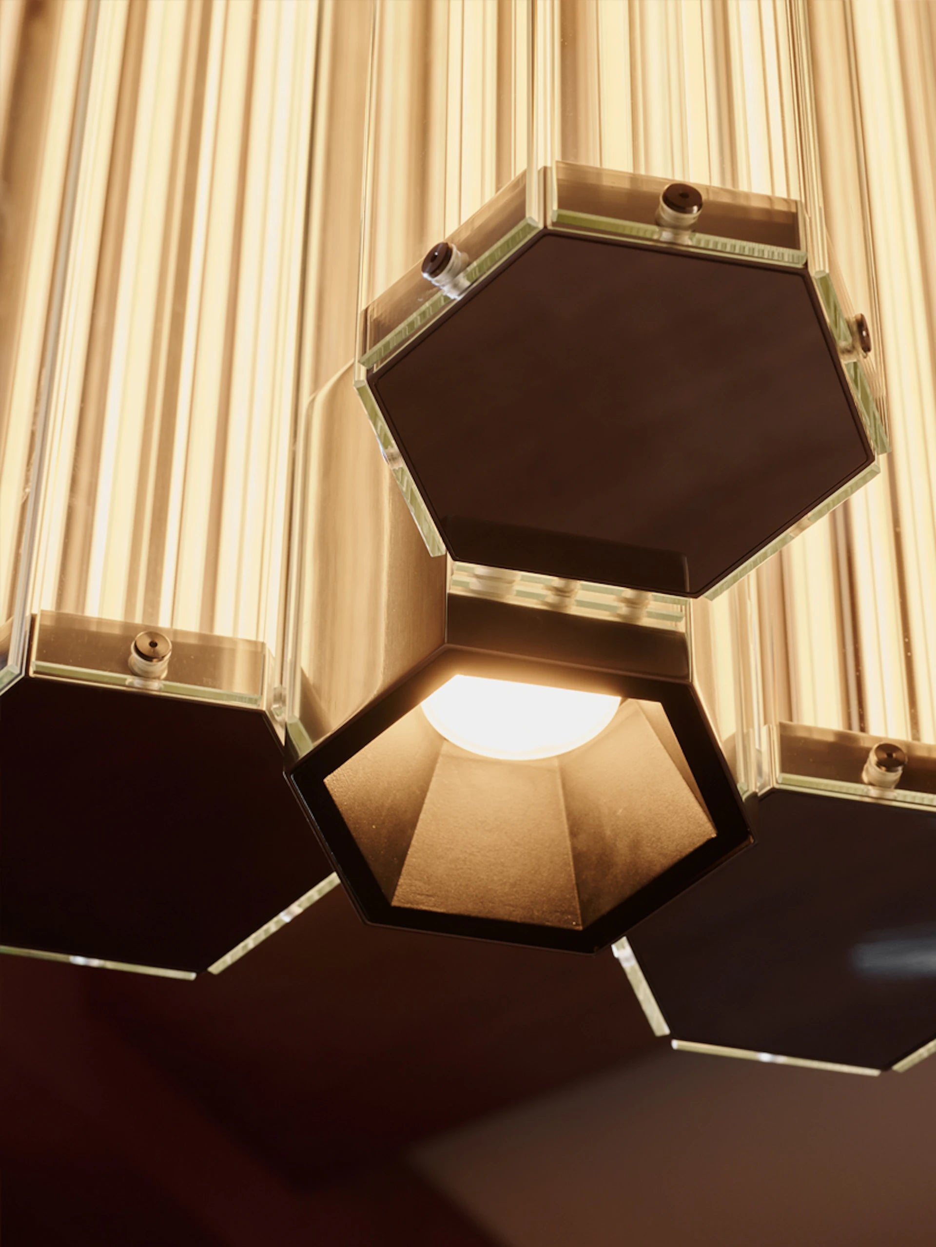 Hanglamp SUPERWIRE glas