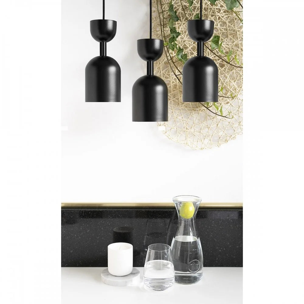 SUPURU 3P black pendant lamp