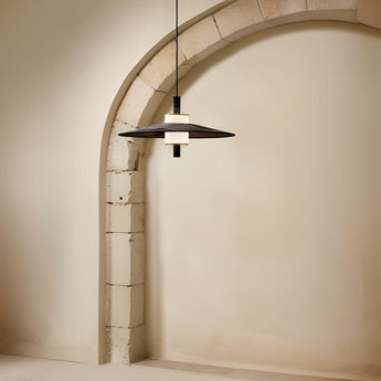 Hanglamp THESEE donkerbruin