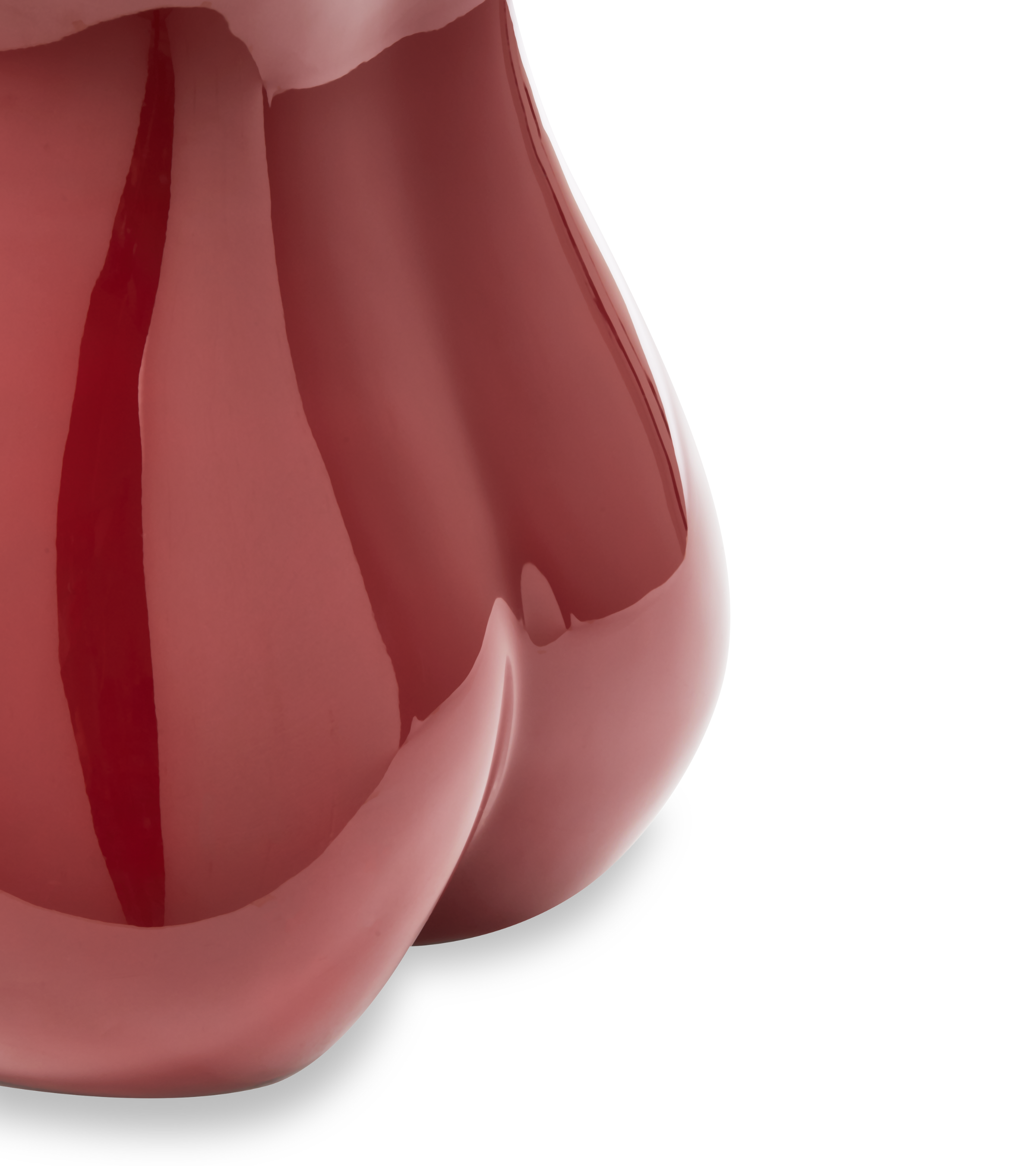 BODY Hocker Burgunder