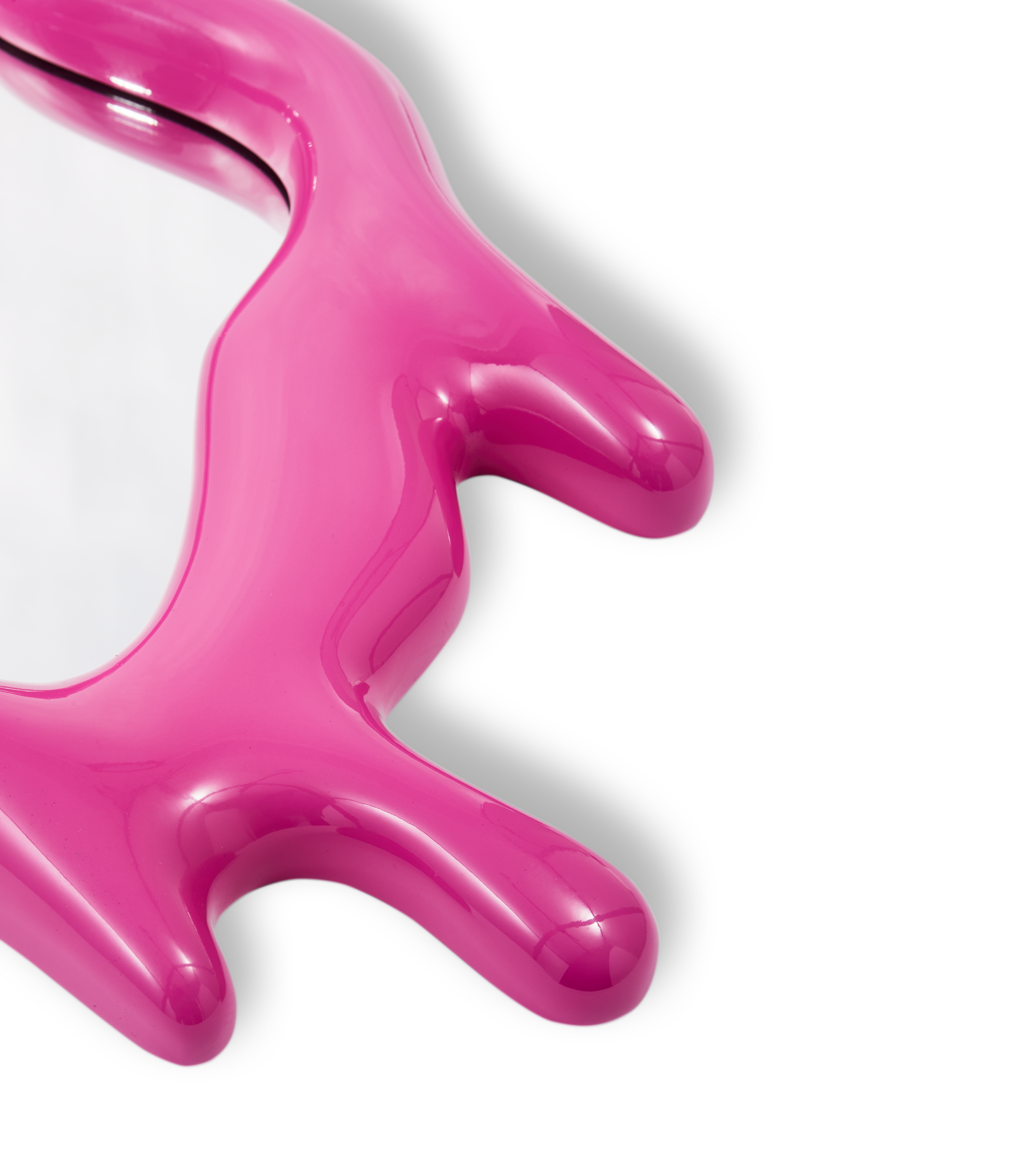 MELTING OVAL pink mirror