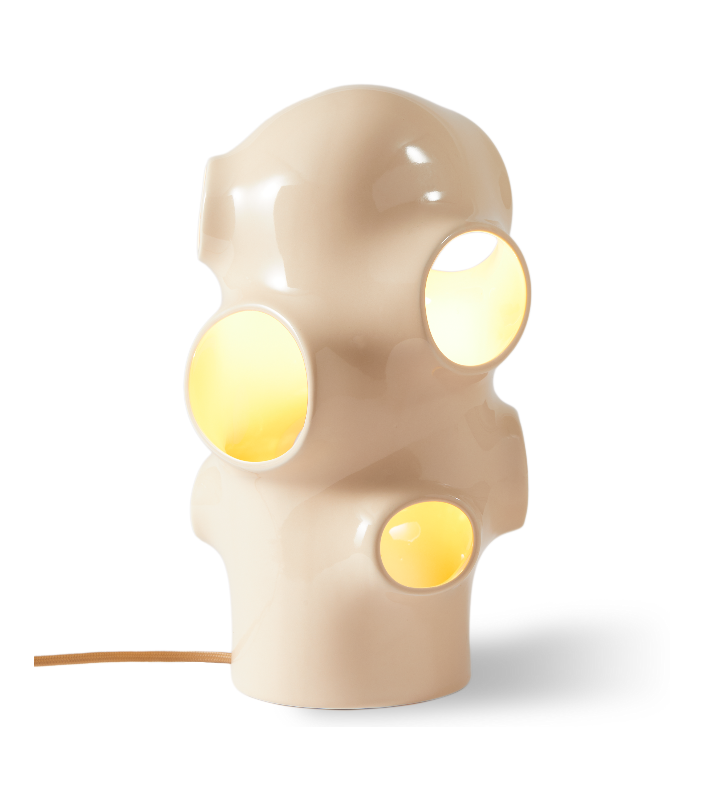 Tafellamp BULLE beige